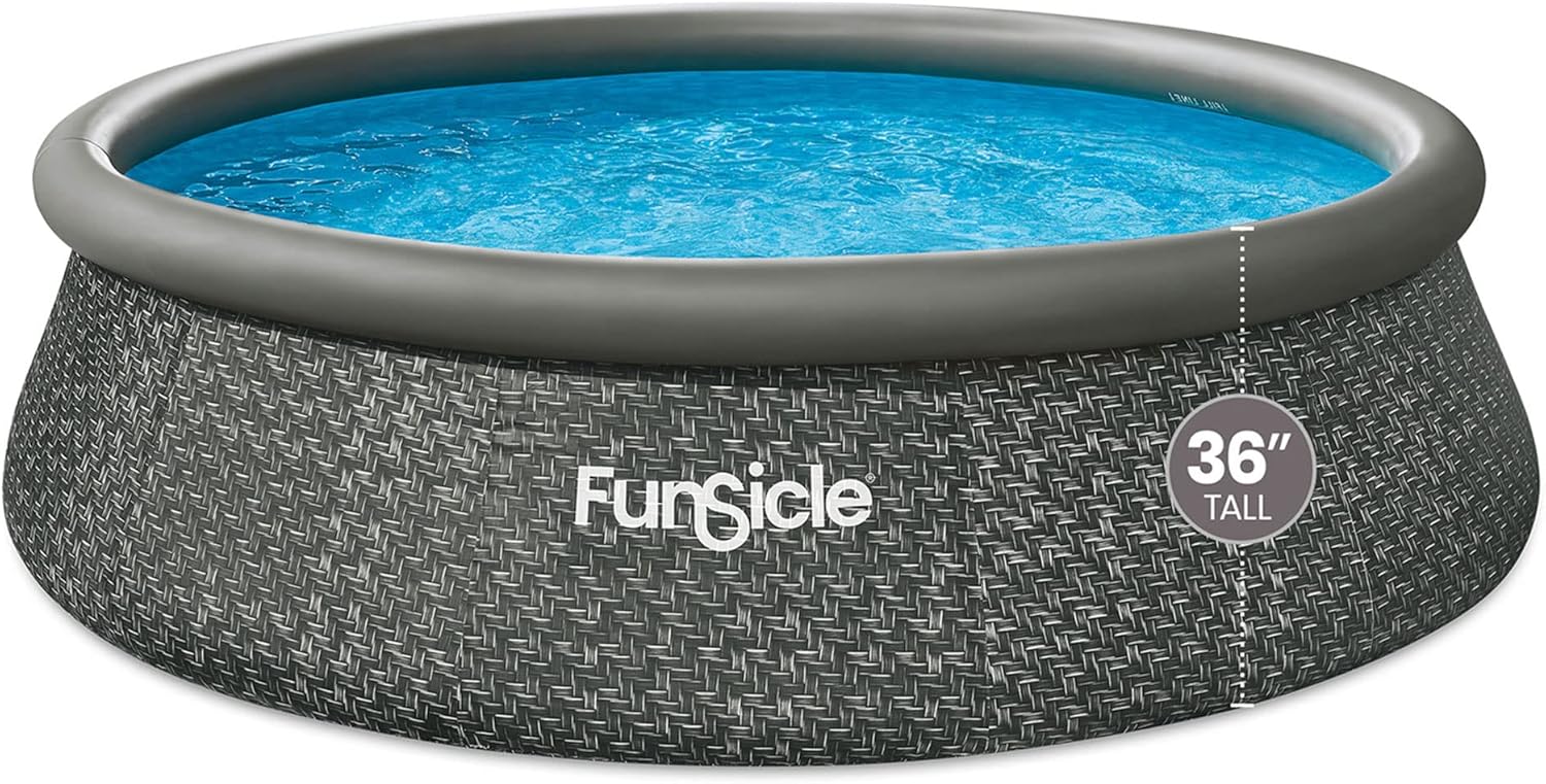 12ft x 36in Quickset Inflatable Ring Pool Set