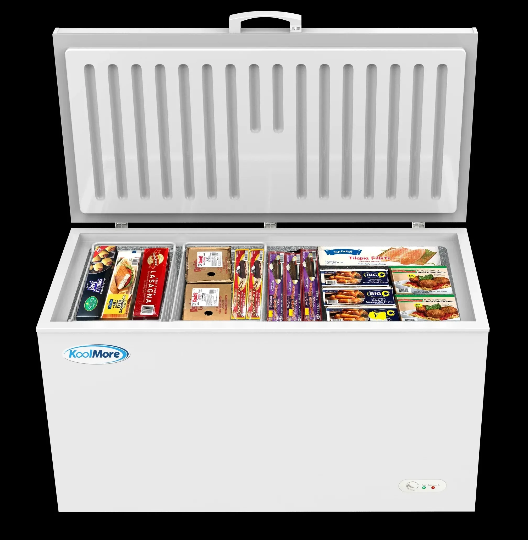 KoolMore 60 in. Commercial Chest Freezer 16 Cu ft.