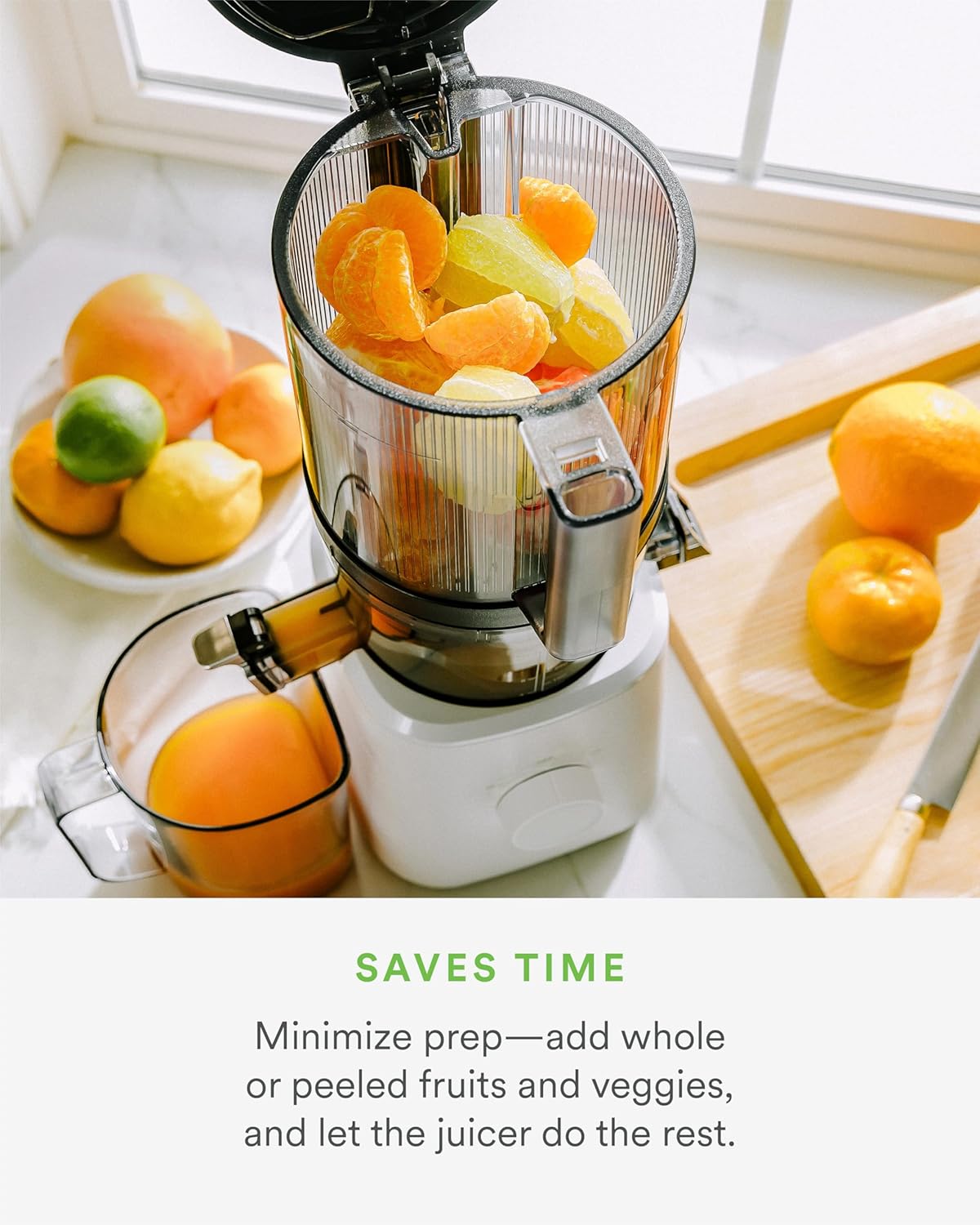 J2 Cold Press Juicer Hands-Free Masticating Juicer
