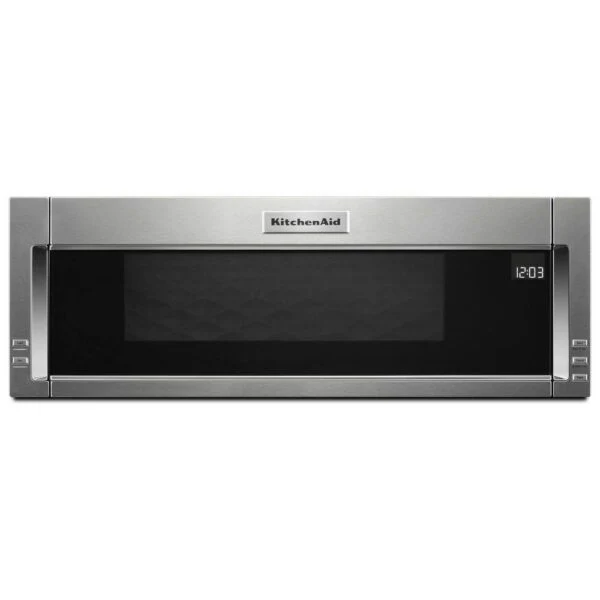 30-Inch Low Profile Microwave Hood, 1000W, Stainless Steel, Dual LED, 4-Speed Ventilation
