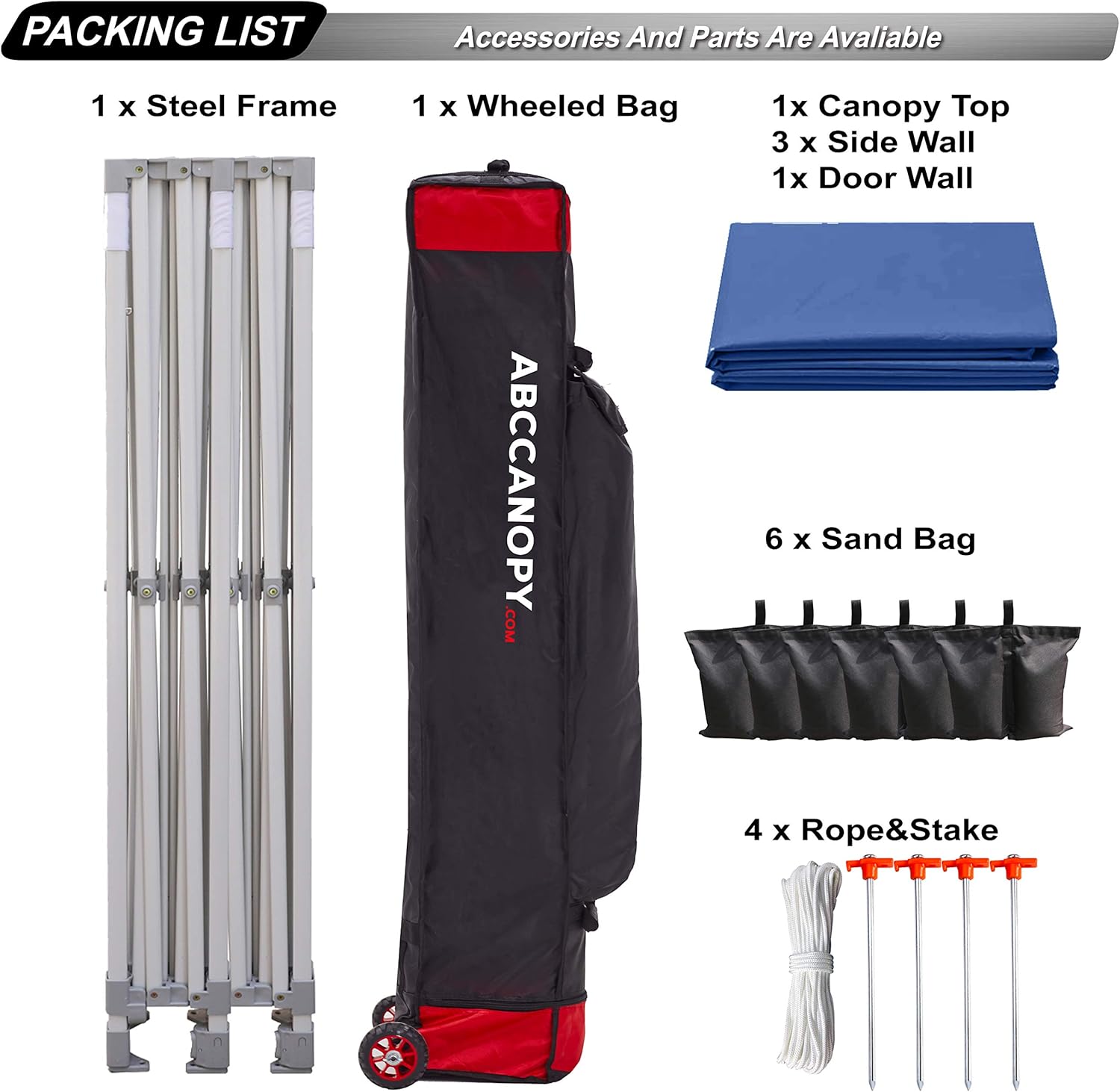 Easy Pop Up Canopy Tent 10×10 with Sidewalls