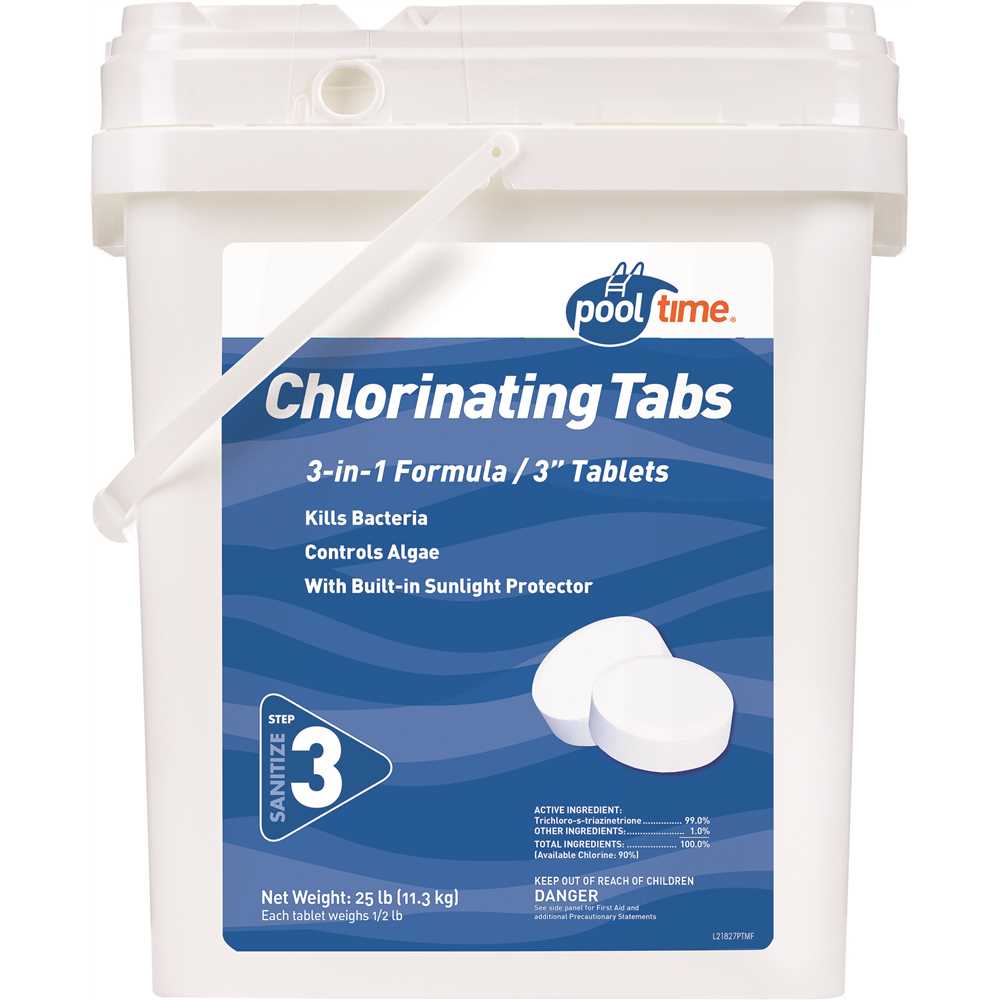 2026 Pool Time 21827PTM 35 lbs. Chlorinating Tablets