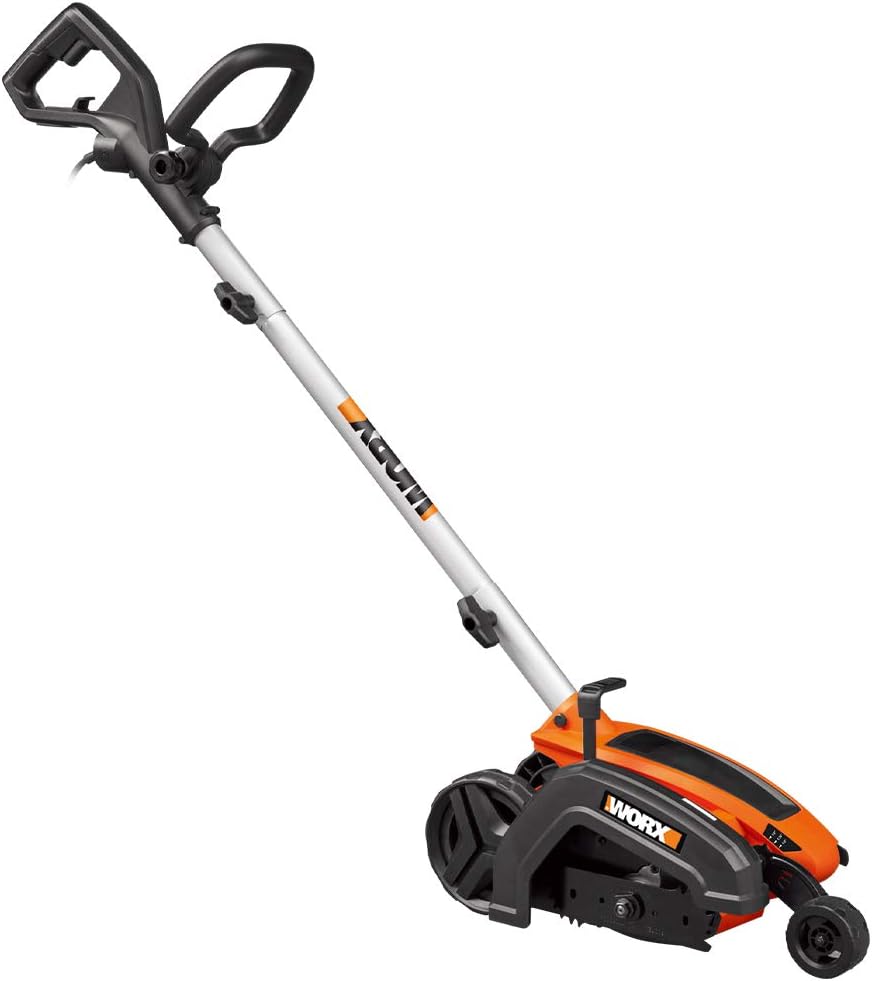 WG896 12 Amp 7.5 Inch Electric Lawn Edger & Trencher, Orange and Black