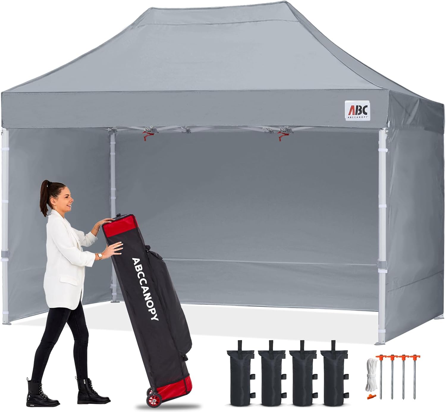 Easy Pop Up Canopy Tent 10×10 with Sidewalls
