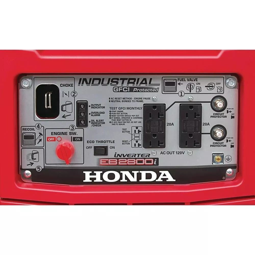 2026 2,800-Watt Gasoline Powered Portable Industrial Inverter Generator