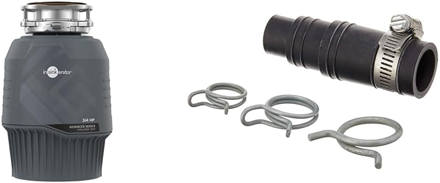 EVOLUTION 0.75HP 3/4 HP, Advanced Series EZ Connect Continuous Feed Food Waste Garbage Disposal, Gray – Advanced Series with EZ Connect