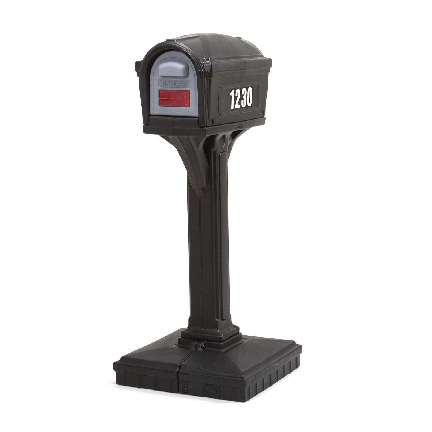 2026 Simplay3 Dig Free Easy Up Classic Black Plastic Mailbox