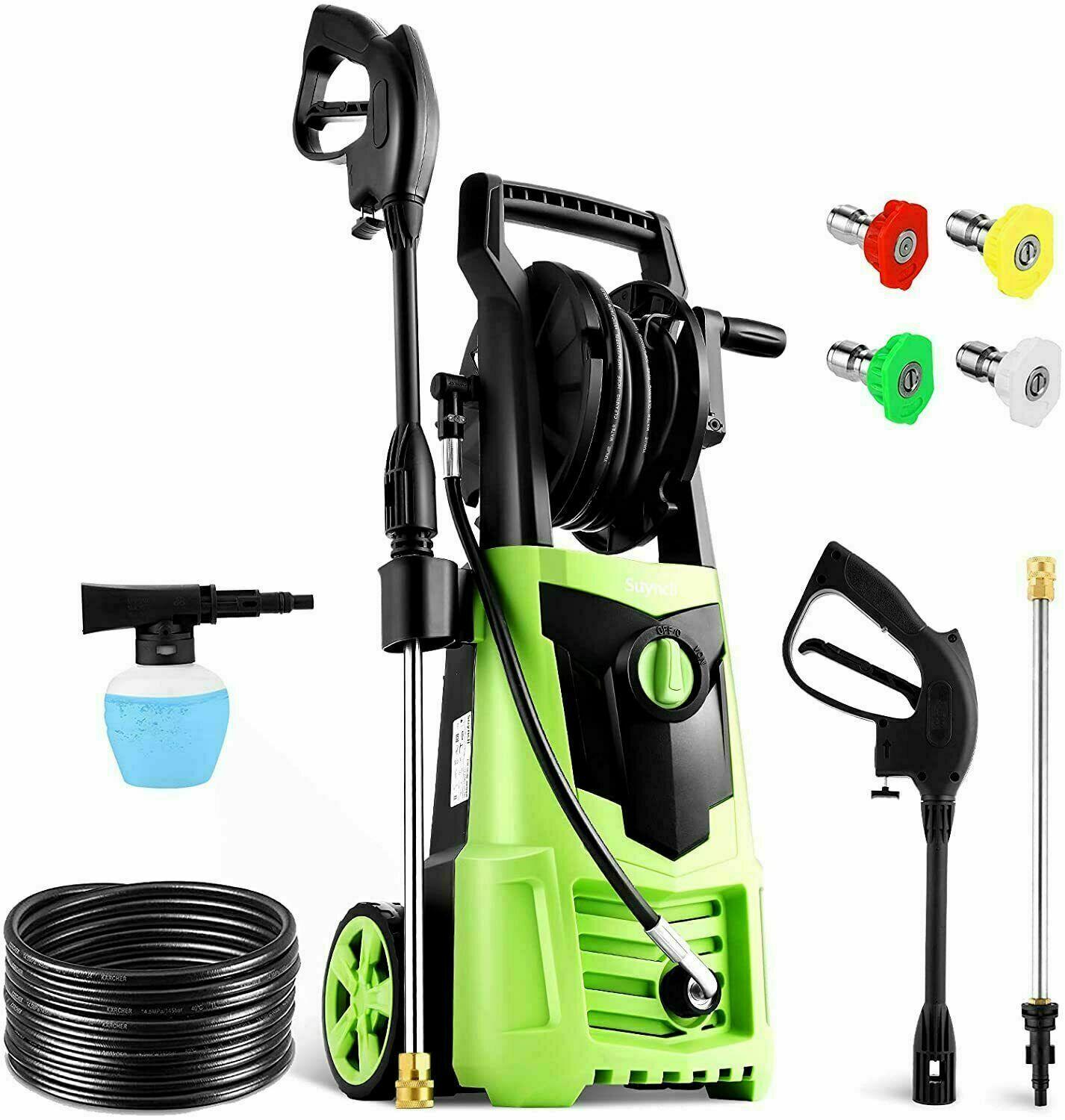 2026 Suyncll Electric Pressure Washer 3000PSI, 2.4GPM High Power Washer Cleaner NEW