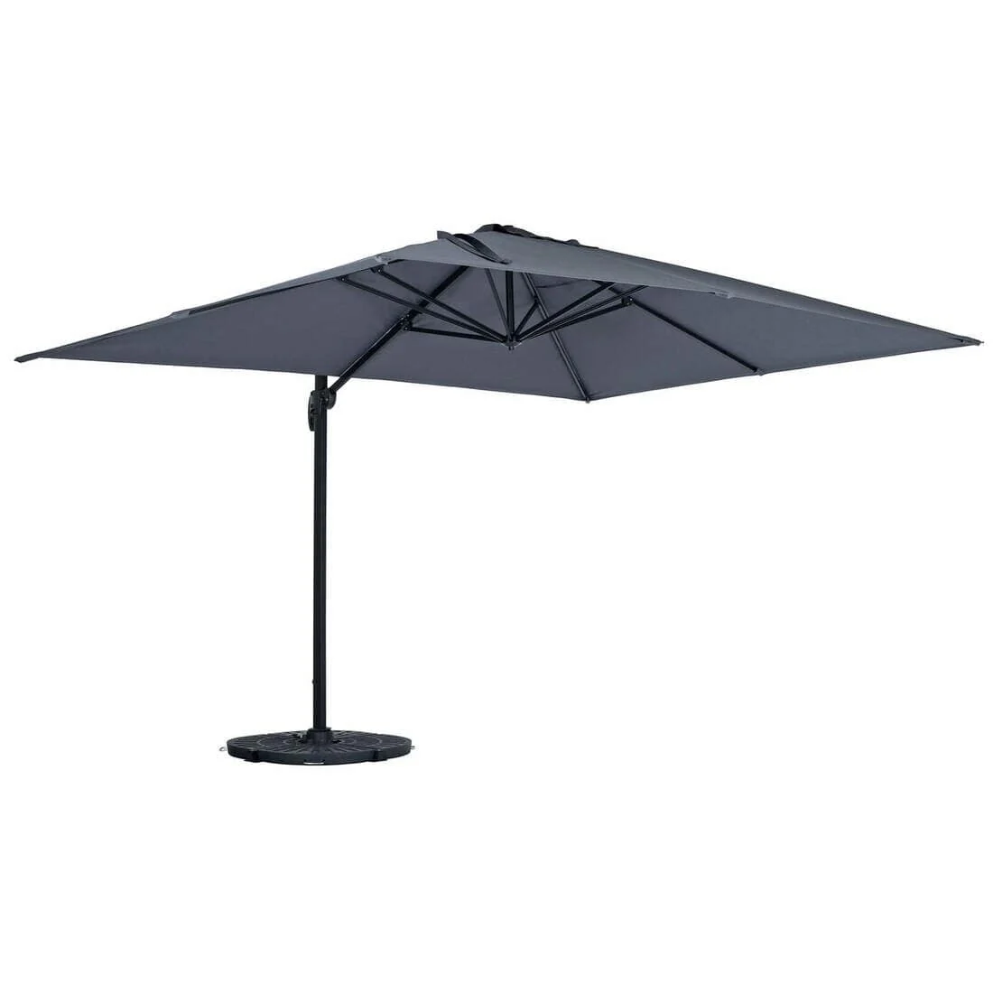 3 x 4m Roma Rectangle Parasol Large Cantilever Garden Shade