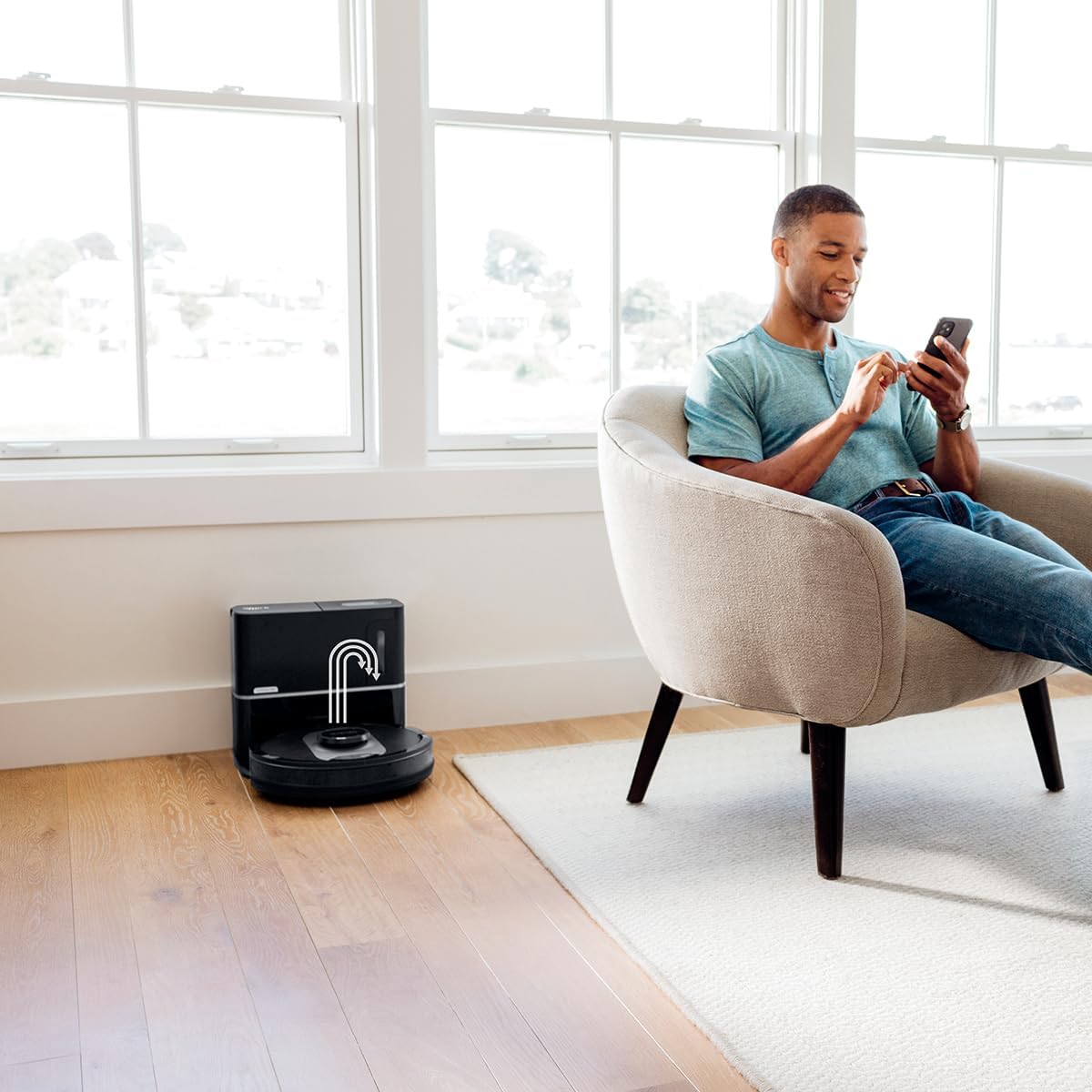 Iq Robot Vacuum – Bagless Self-Empty, Multi-Surface