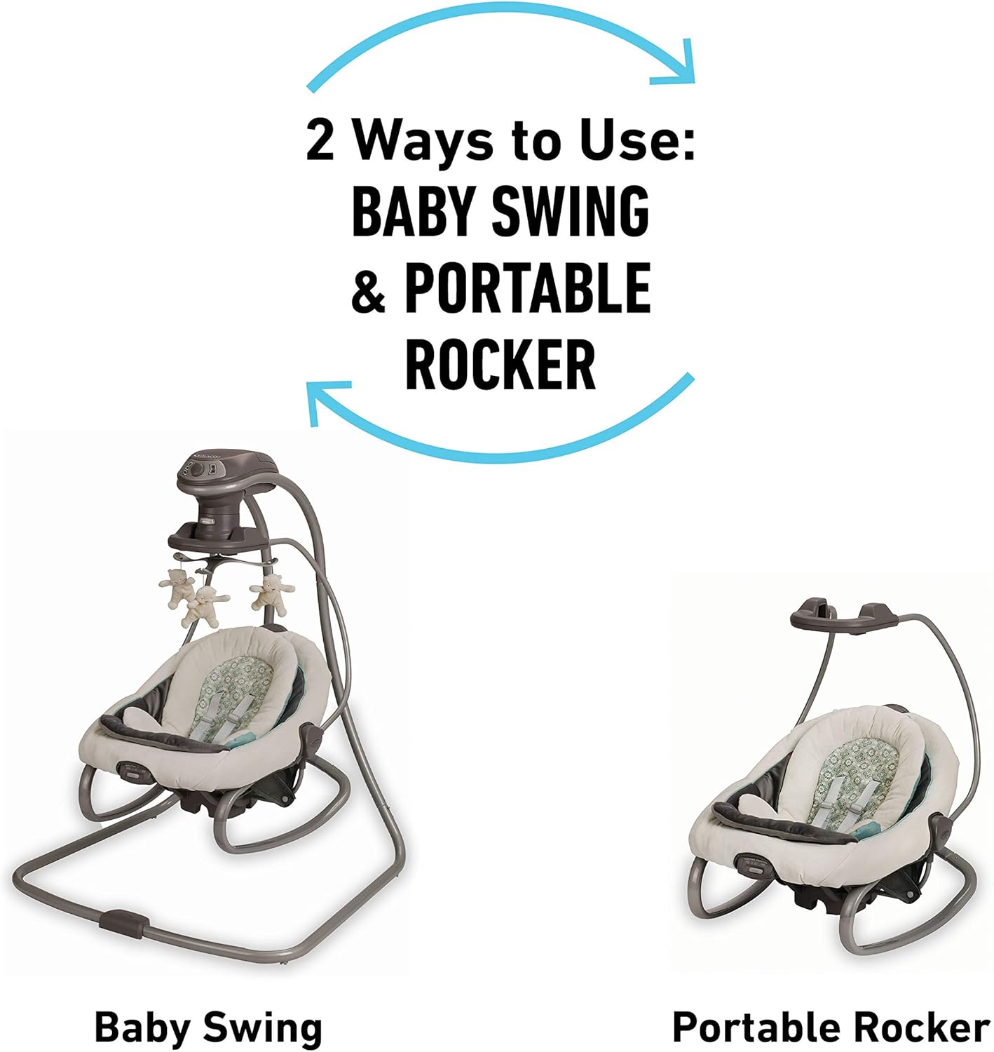 DuetSoothe Swing and Rocker – Sapphire