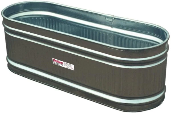 Behlen Country RE226 169-Gallon Galvanized Round-End Tank