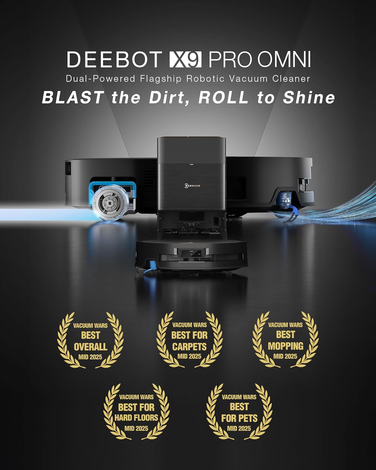 Deebot X9 Pro Omni Robot Vacuum and Mop System