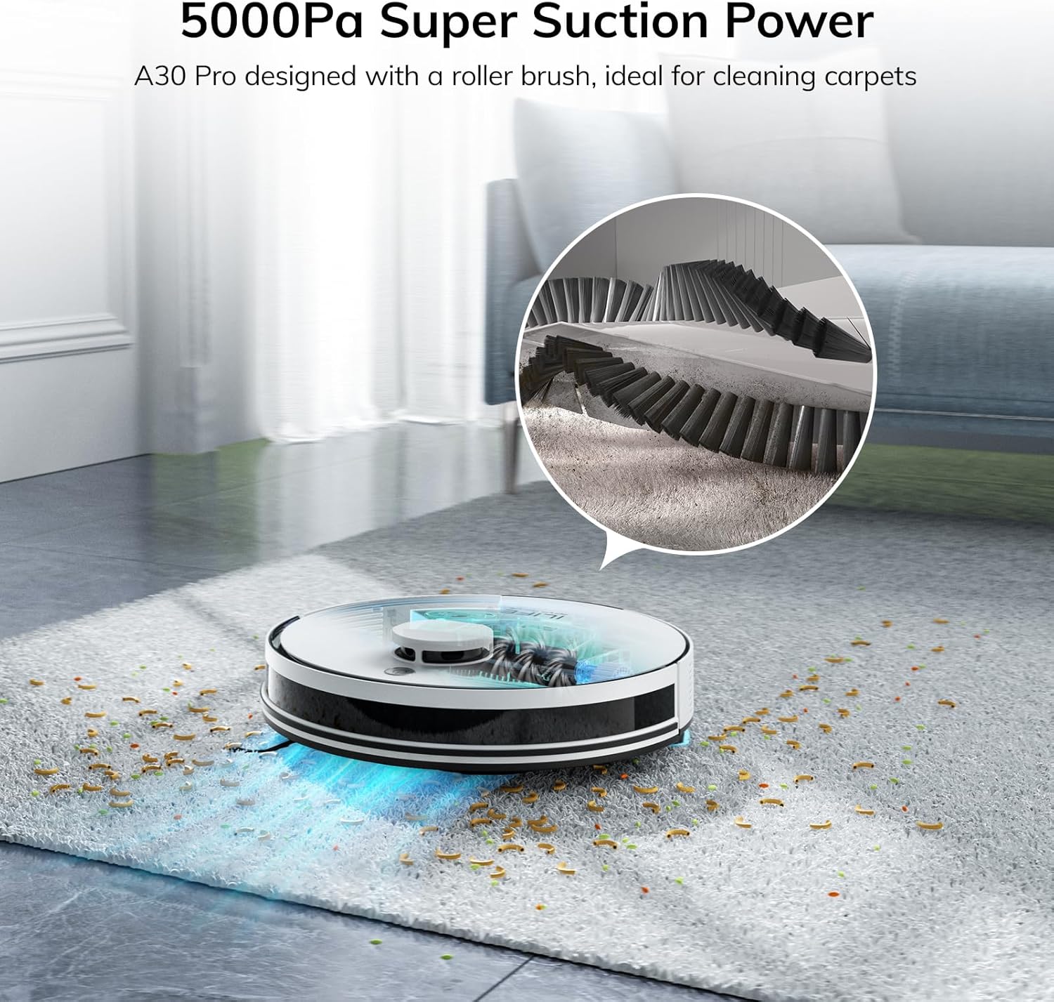 A30 Pro Robot Vacuum and Mop with Self-Emptying Station