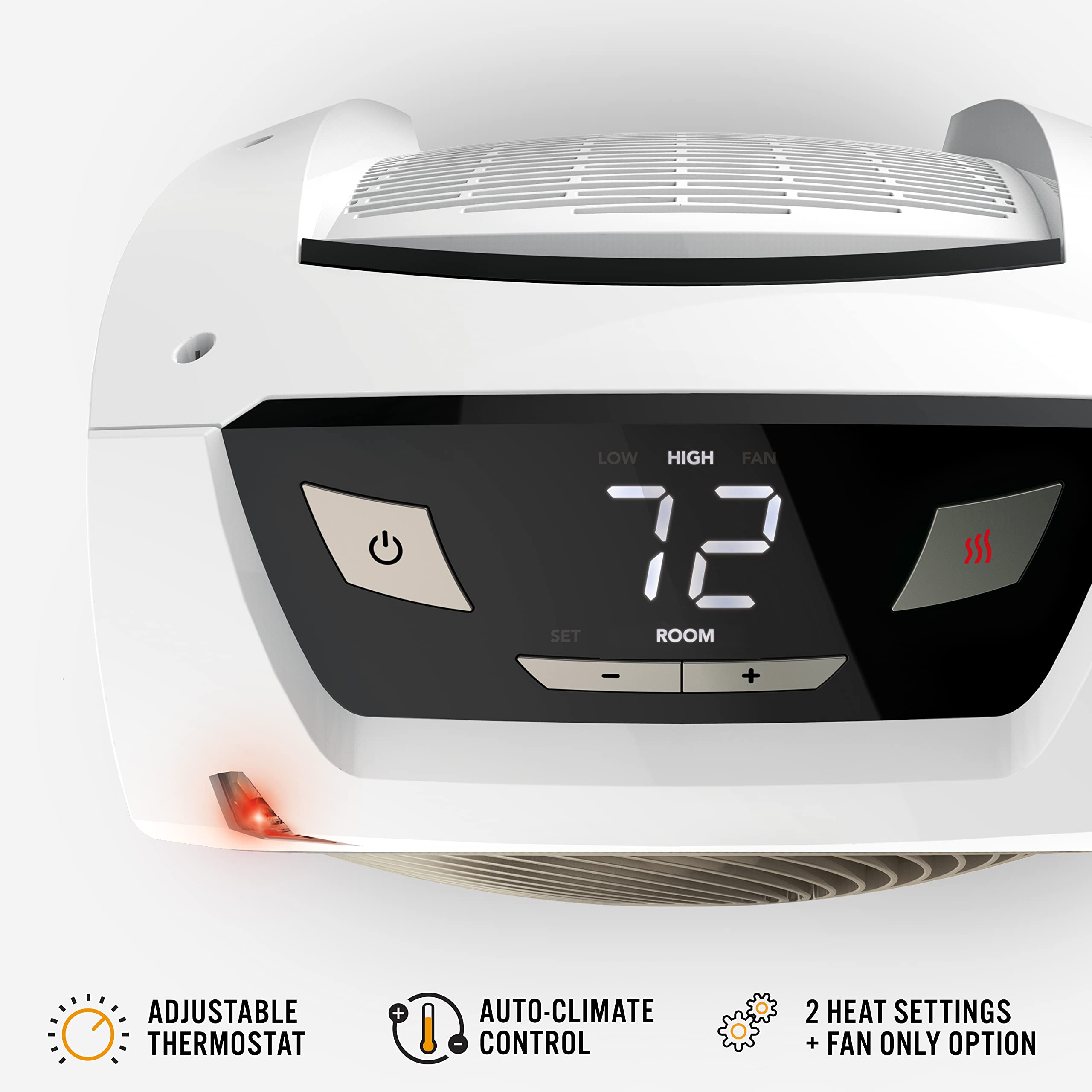 Vornado Space Heater for Home, Digital Display, Whole Room Electric Heater for Indoors