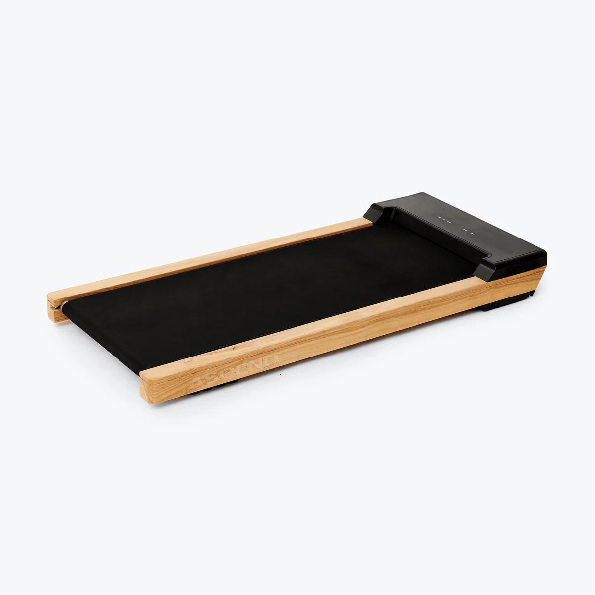 Elegant Wooden Under Desk Walking Pad – Compact, Quiet 2.25 HP Motor, 12 Workout Programs, Bluetooth & Remote Control