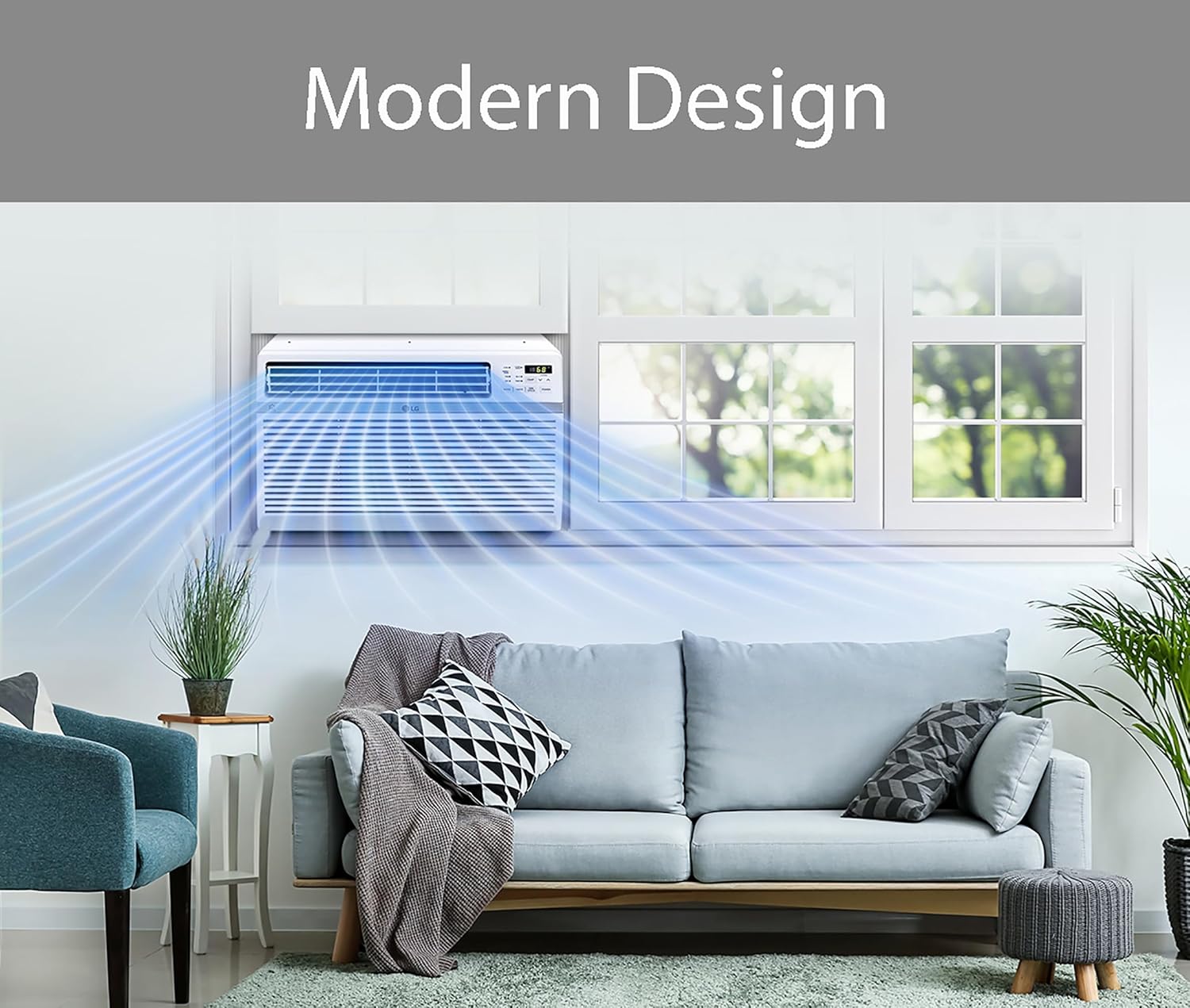 8,000 BTU Window Air Conditioner, Remote & Quiet