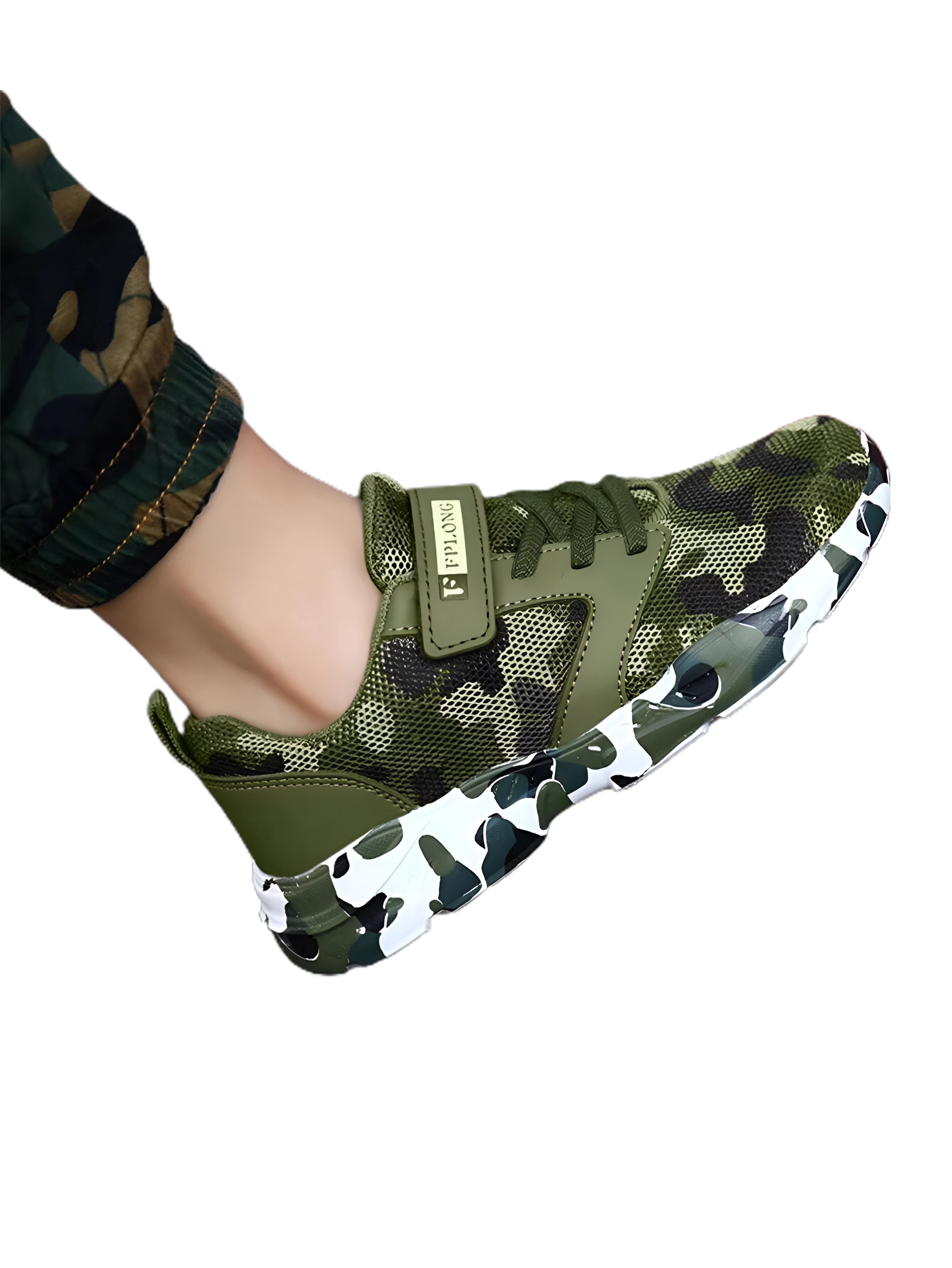 Camouflage Lace-up Hook-and-loop Fastener TS3