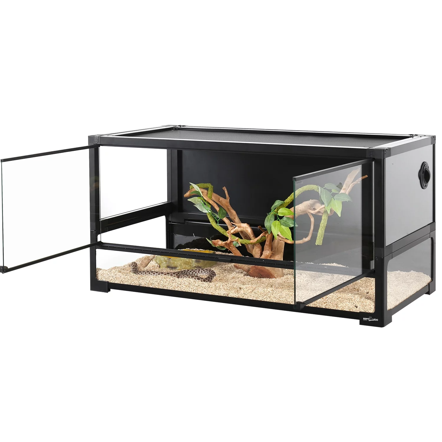 2026 REPTI ZOO 40 Gallon Tempered Glass Reptile Large Terrarium Tank Reptile Terrarium 36