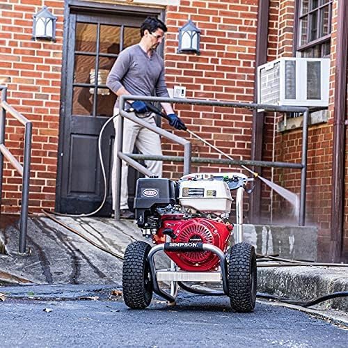 3600 PSI Gas Pressure Washer, 2.5 GPM, Honda GX200 Engine, Includes Spray Gun and Extension Wand, 5 QC Nozzle Tips, 5/16-inch x 35-foot MorFlex Hose, 49-State