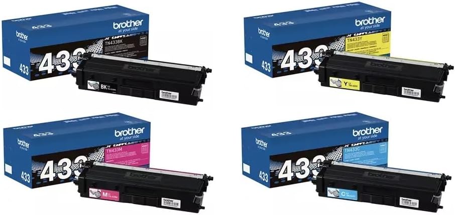 High Yield Black, Cyan, Magenta, Yellow Toner Set