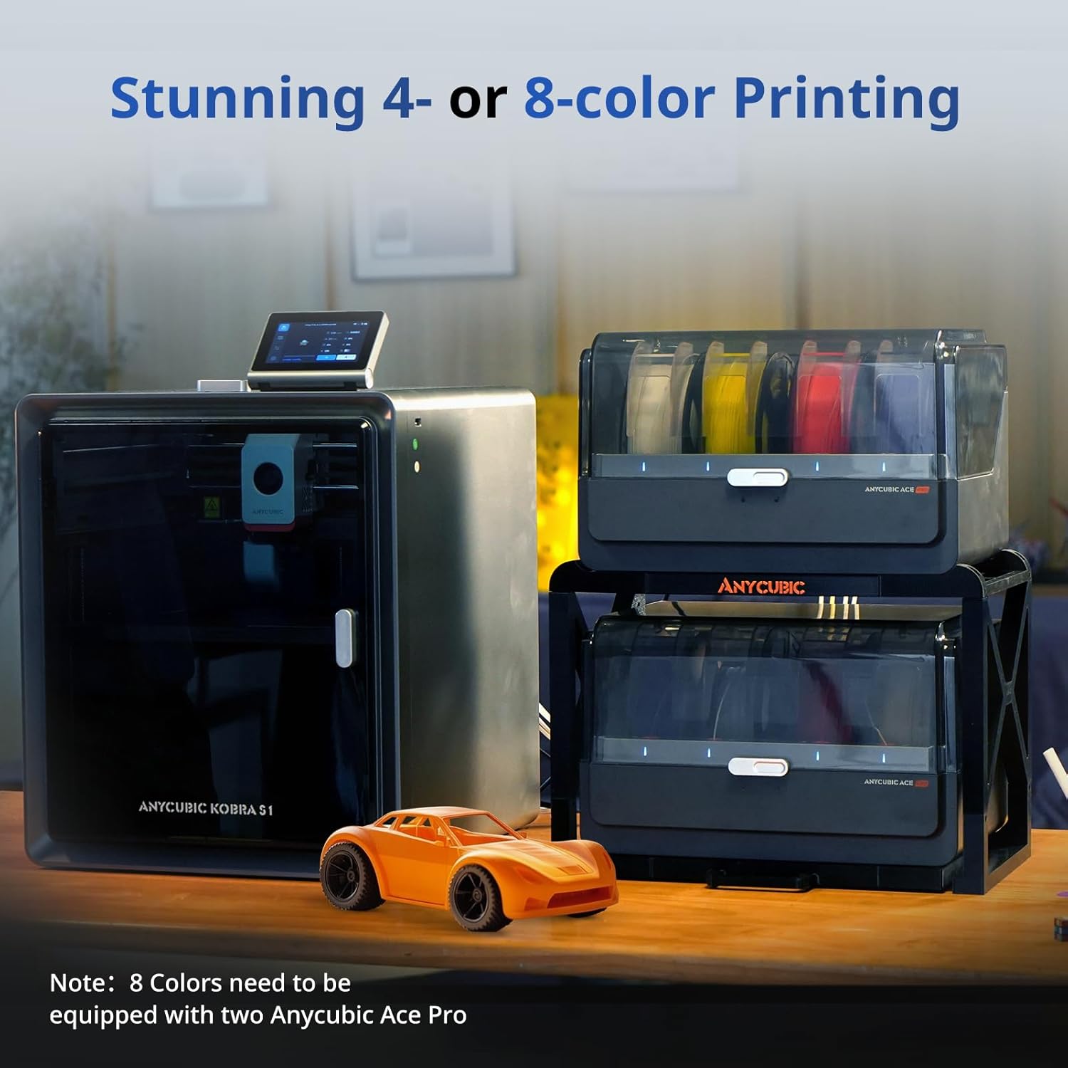 Kobra S1 Combo 3D Printer | High-Speed, Multi-Color