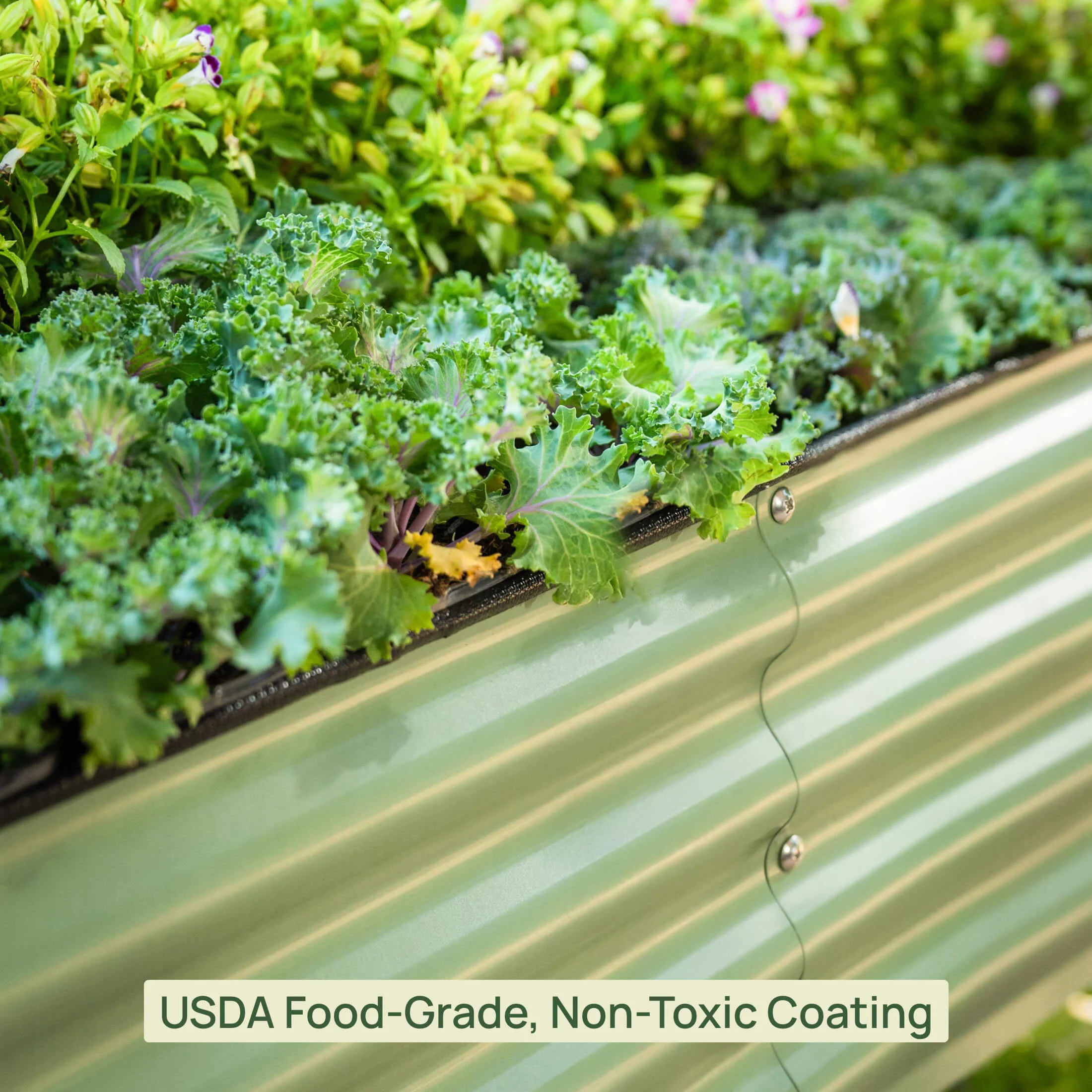 Elevated Garden Bed - V Series 2' x 8' Wheels Included