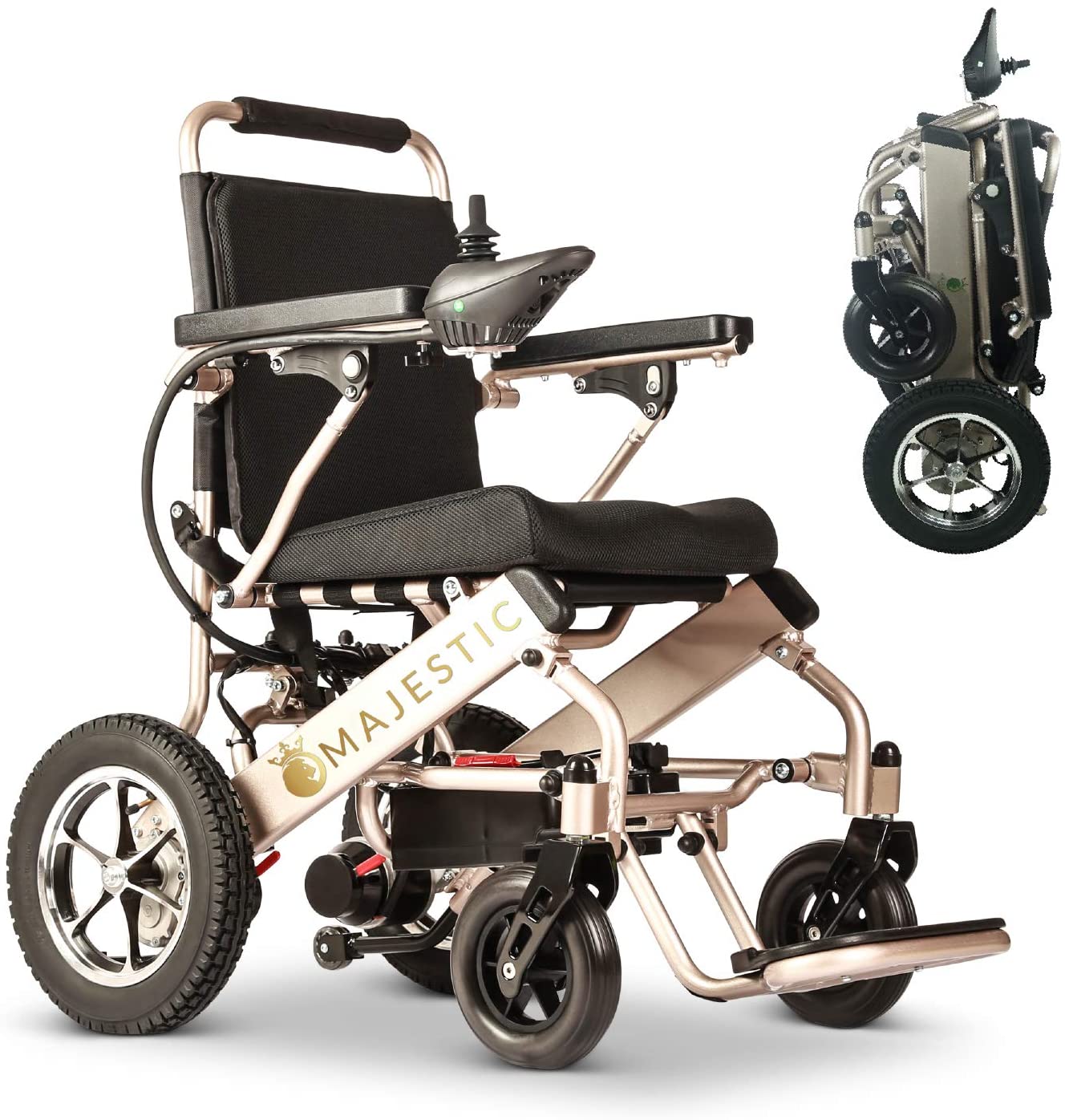 2026 2020 Model Wide Seats Fold & Travel Lightweight Wheelchair Motor Motorized Wheelchairs Electric Silla De Ruedas Power Wheelchair Power Scooter Aviation Travel Safe Heavy Duty Mobility Aids Chair