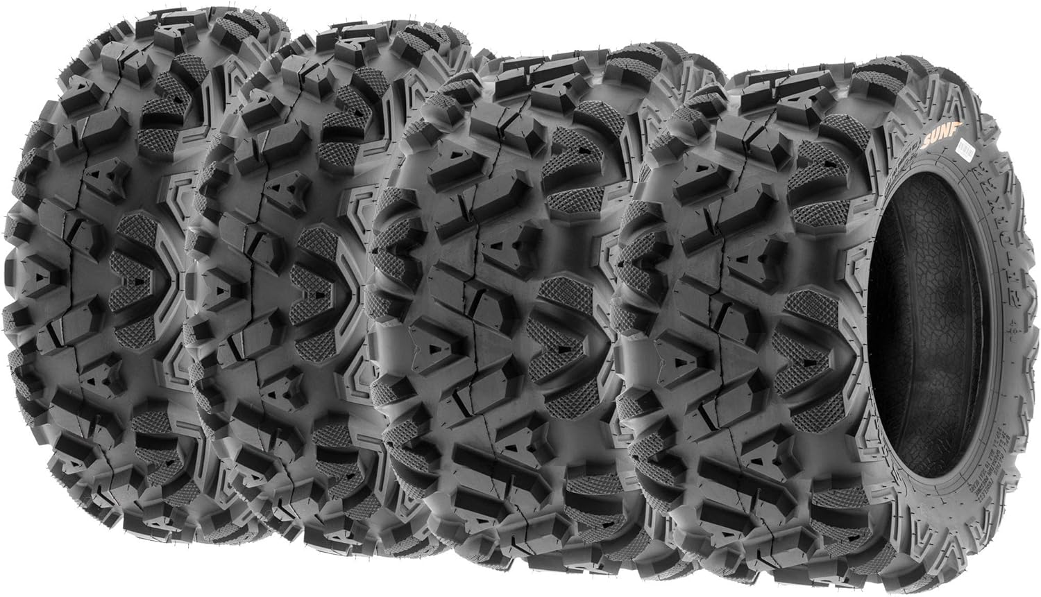 ATV UTV All-Terrain Tires Set of 4 25X8-12 25X10-12