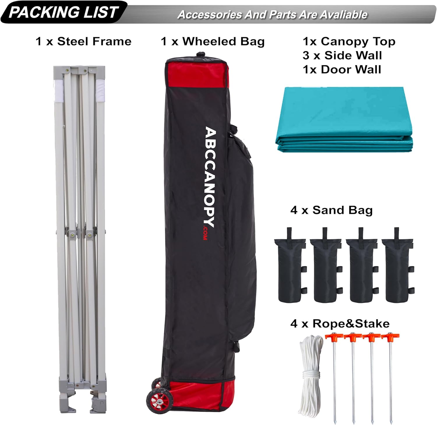 Easy Pop Up Canopy Tent 10×10 with Sidewalls