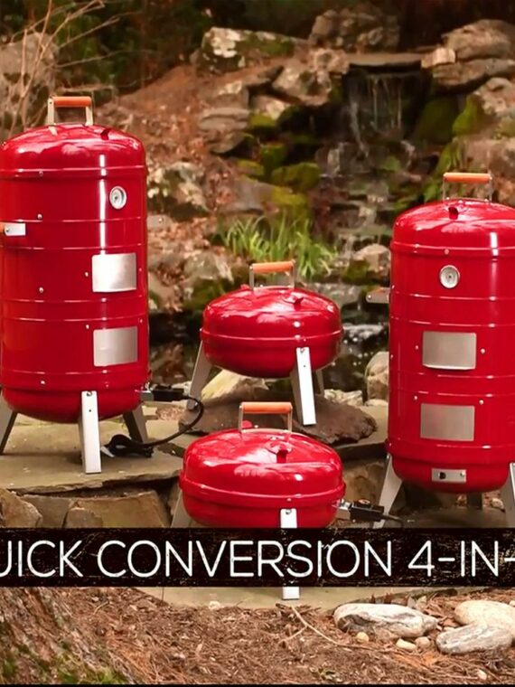 Americana 4-in-1 Electric and Charcoal Water Smoker