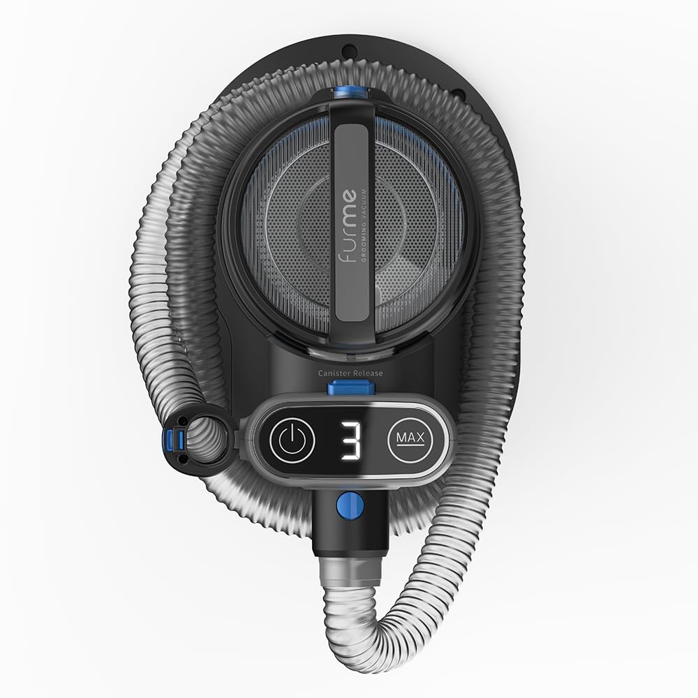 2026 Professional Plus Pet Grooming Vacuum Kit, 5 Pet Grooming Tools, 2L Canister, Works for All Dogs, Cats, and Pet Fur