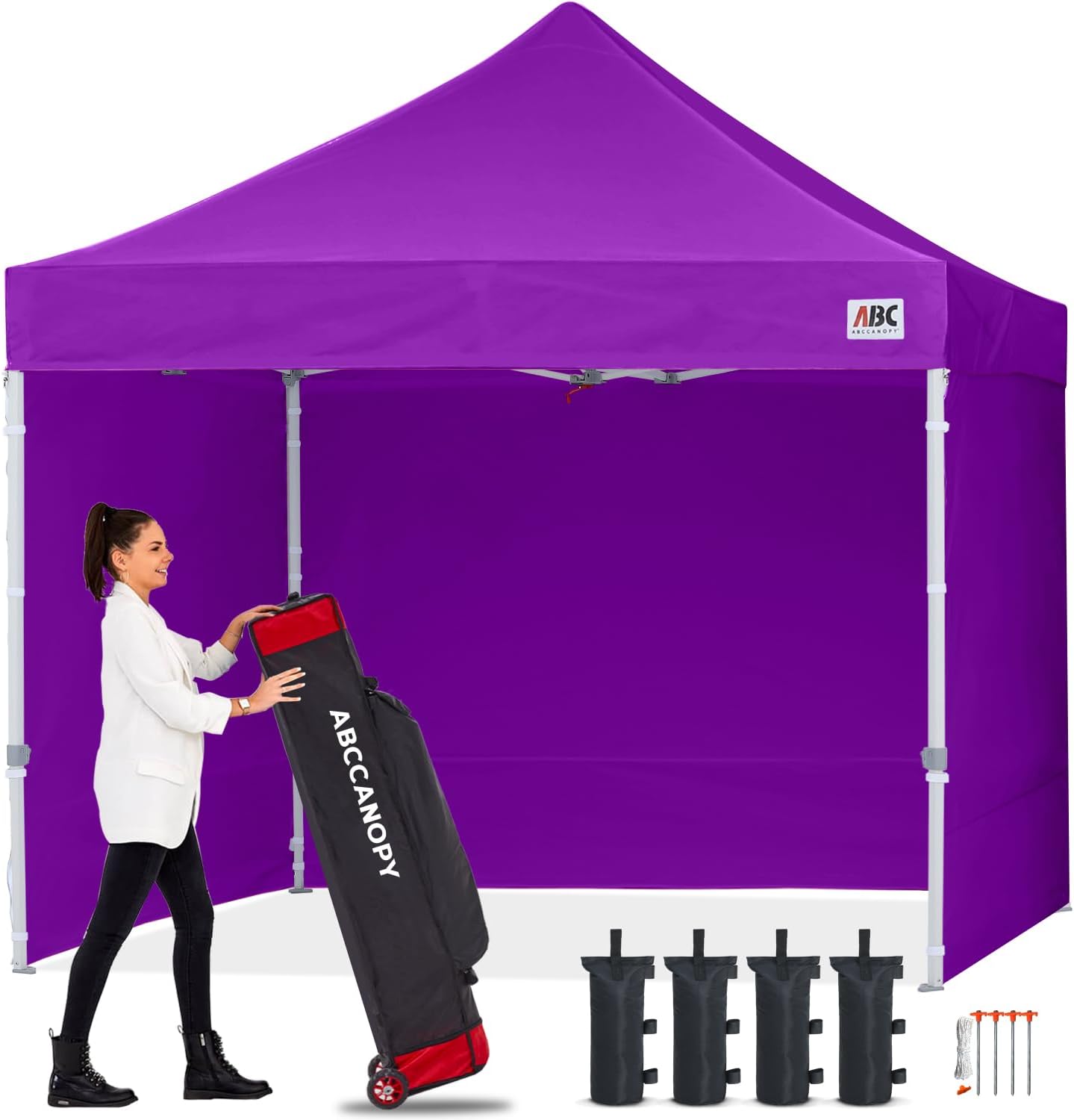 Easy Pop Up Canopy Tent 10×10 with Sidewalls