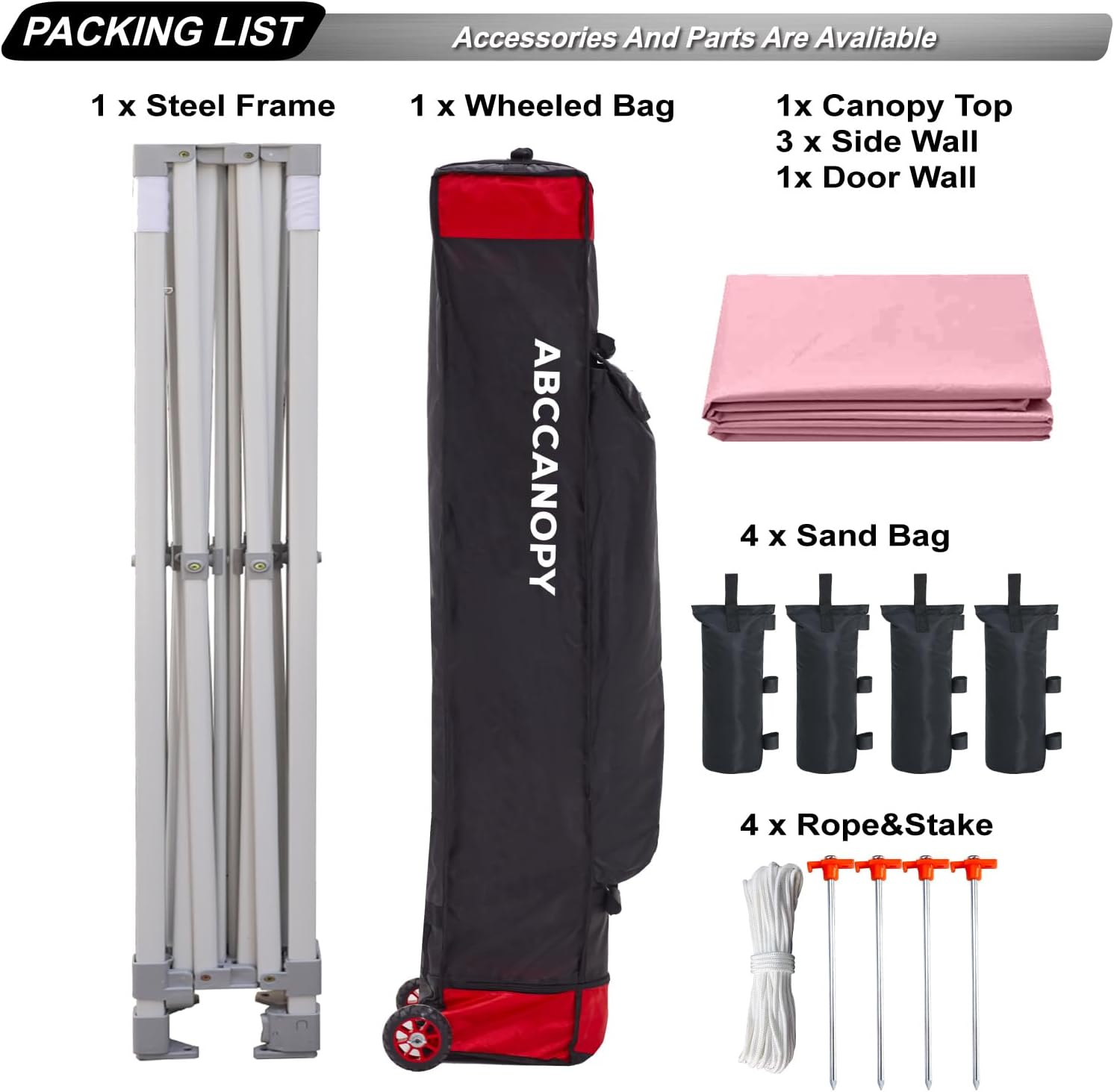 Easy Pop Up Canopy Tent 10×10 with Sidewalls