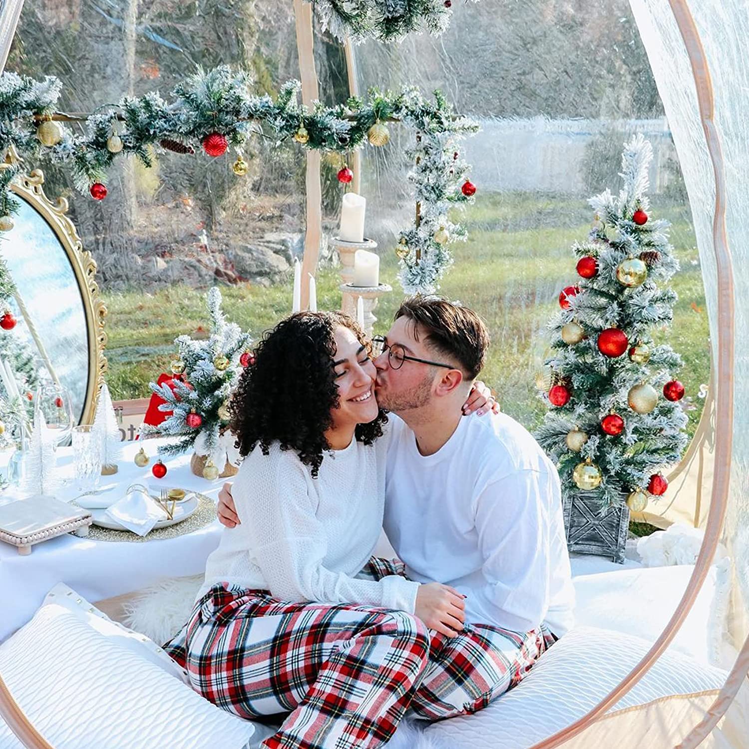 2026 Bubble Tent Pop Up Gazebo, 8-10 Person Igloo Dome Garden Patio Canopy Shelter