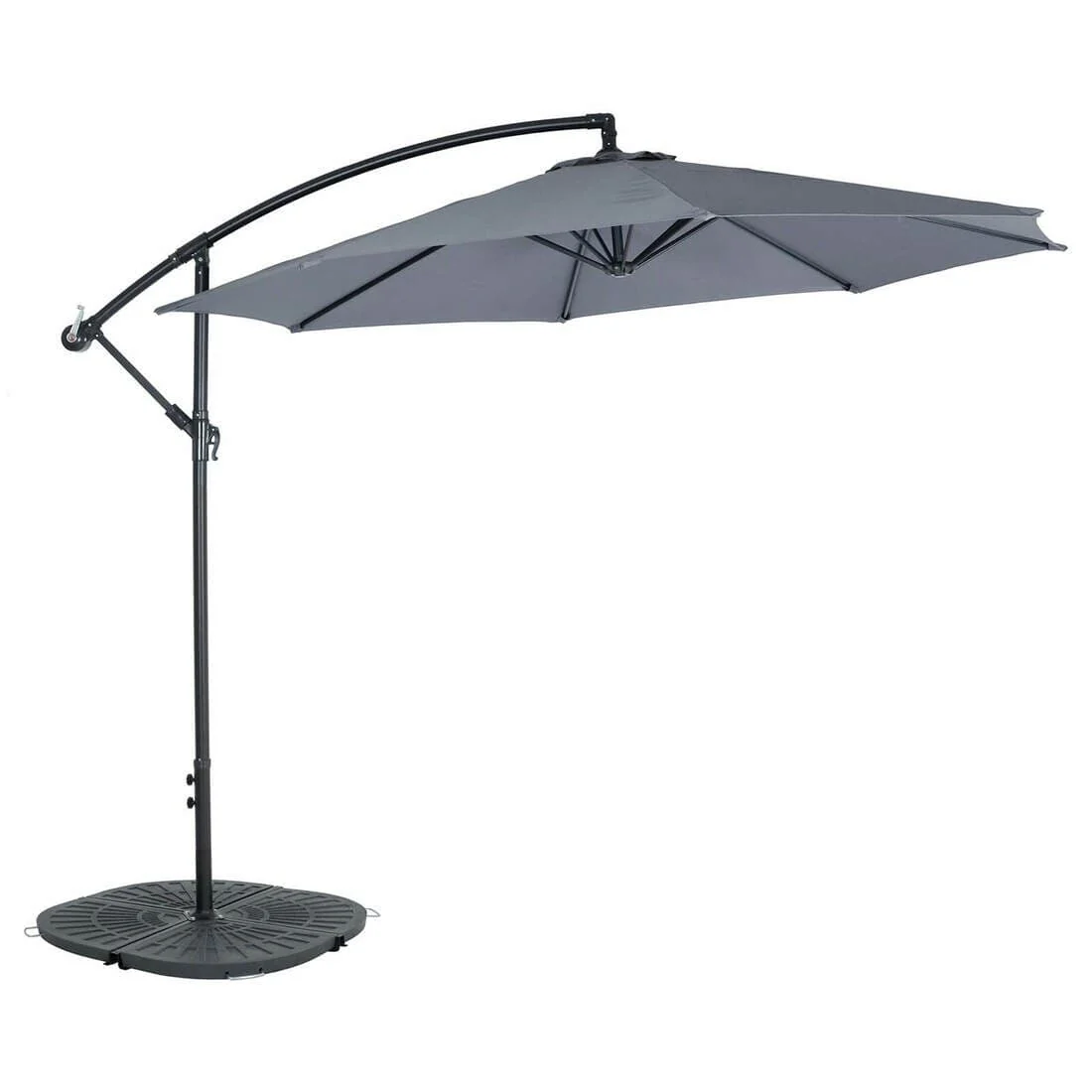 3m Round Banana Parasol Large Cantilever Garden Shade