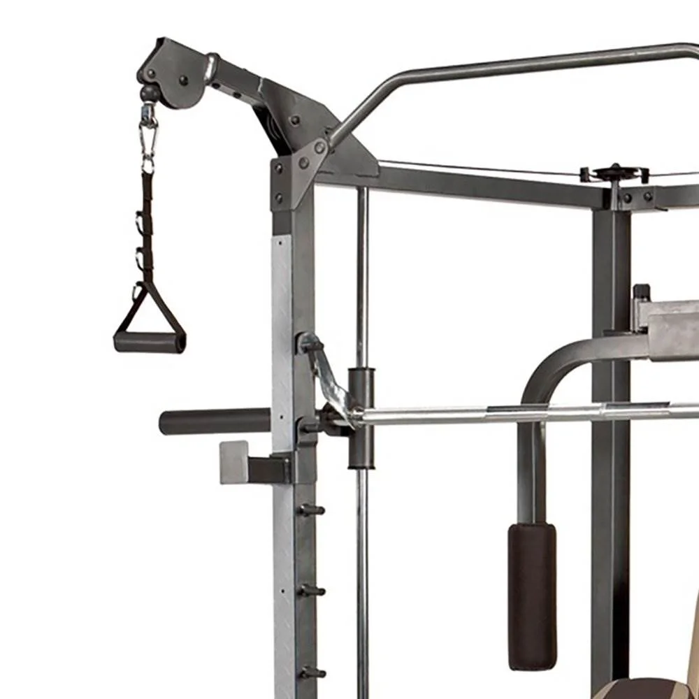 2026 Marcy Combo Heavy Duty Full Body Home Exercise Gym Equipment, Gray/Brown