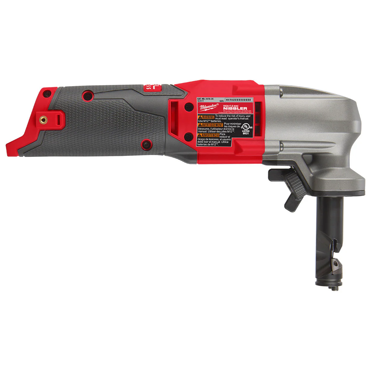 2026 Milwaukee 2476-20 - M12 FUEL™ 16 Gauge Variable Speed Nibbler