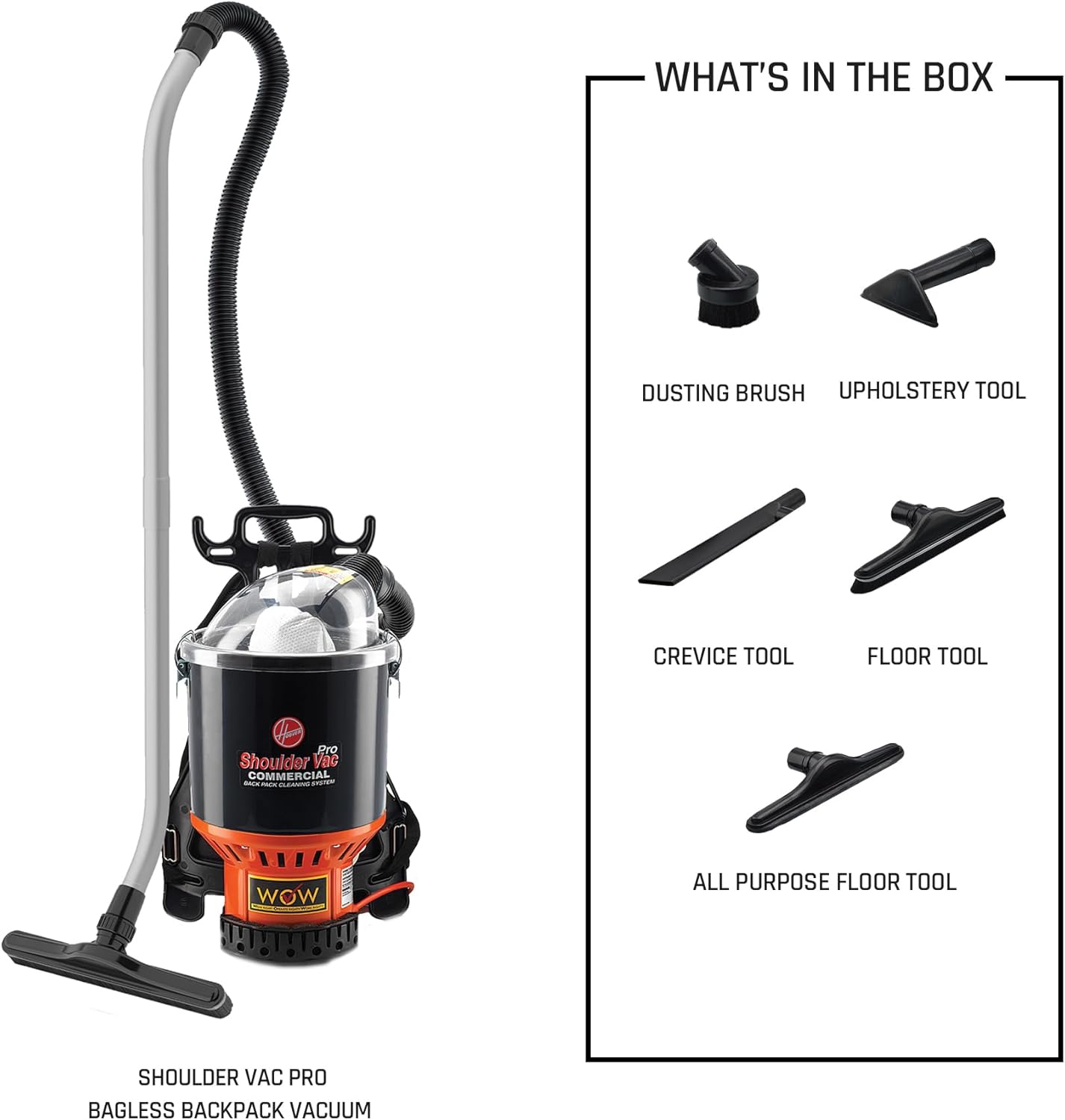 Commercial Shoulder Vac Pro Backpack Vacuum Cleaner