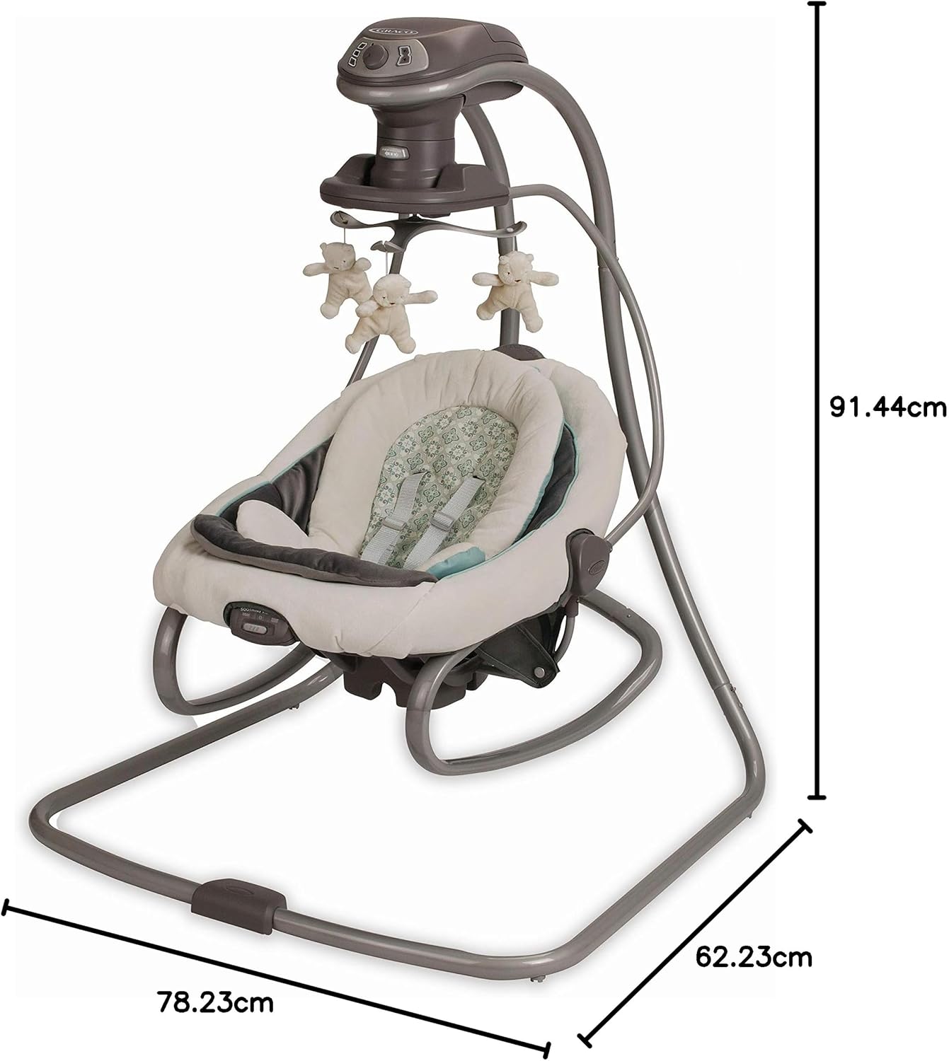 DuetSoothe Swing and Rocker – Sapphire
