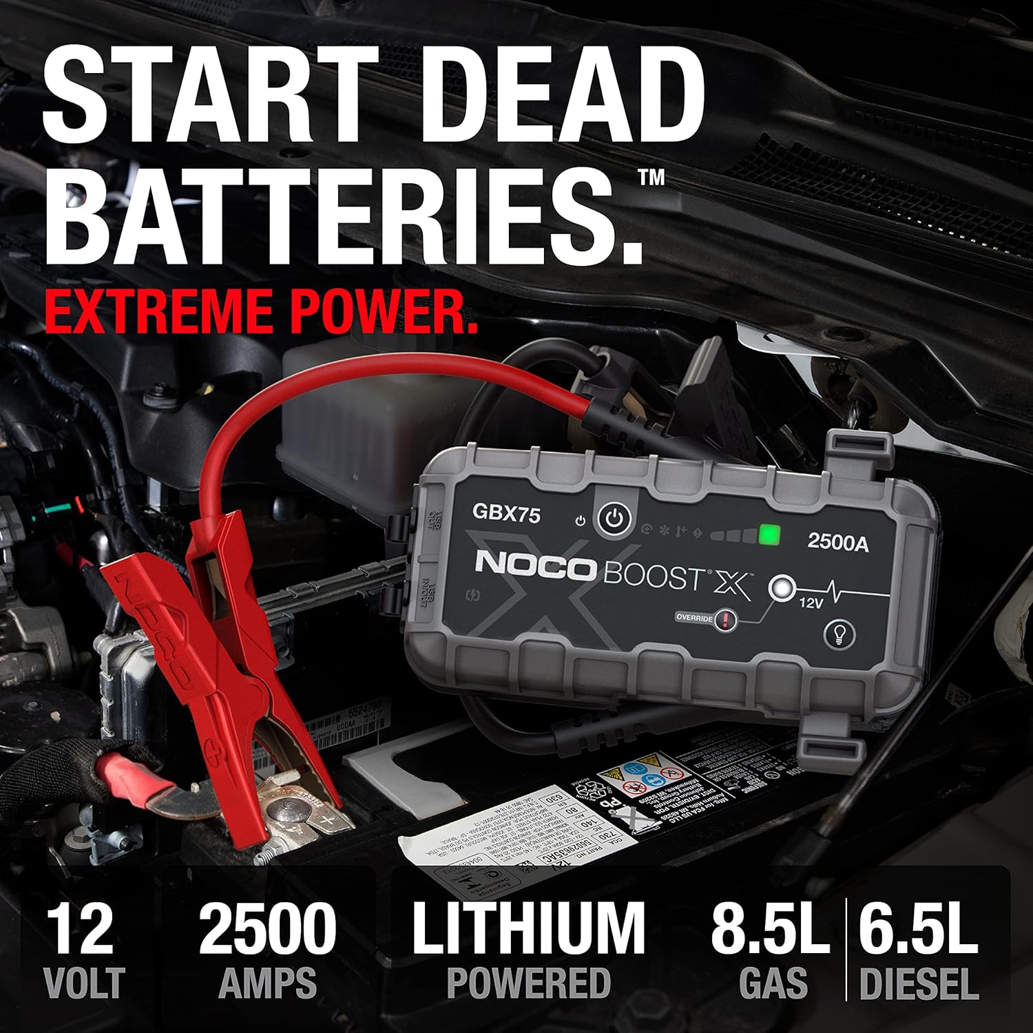 Boost X Gbx75 Jump Starter – 2500A Lithium Power Pack