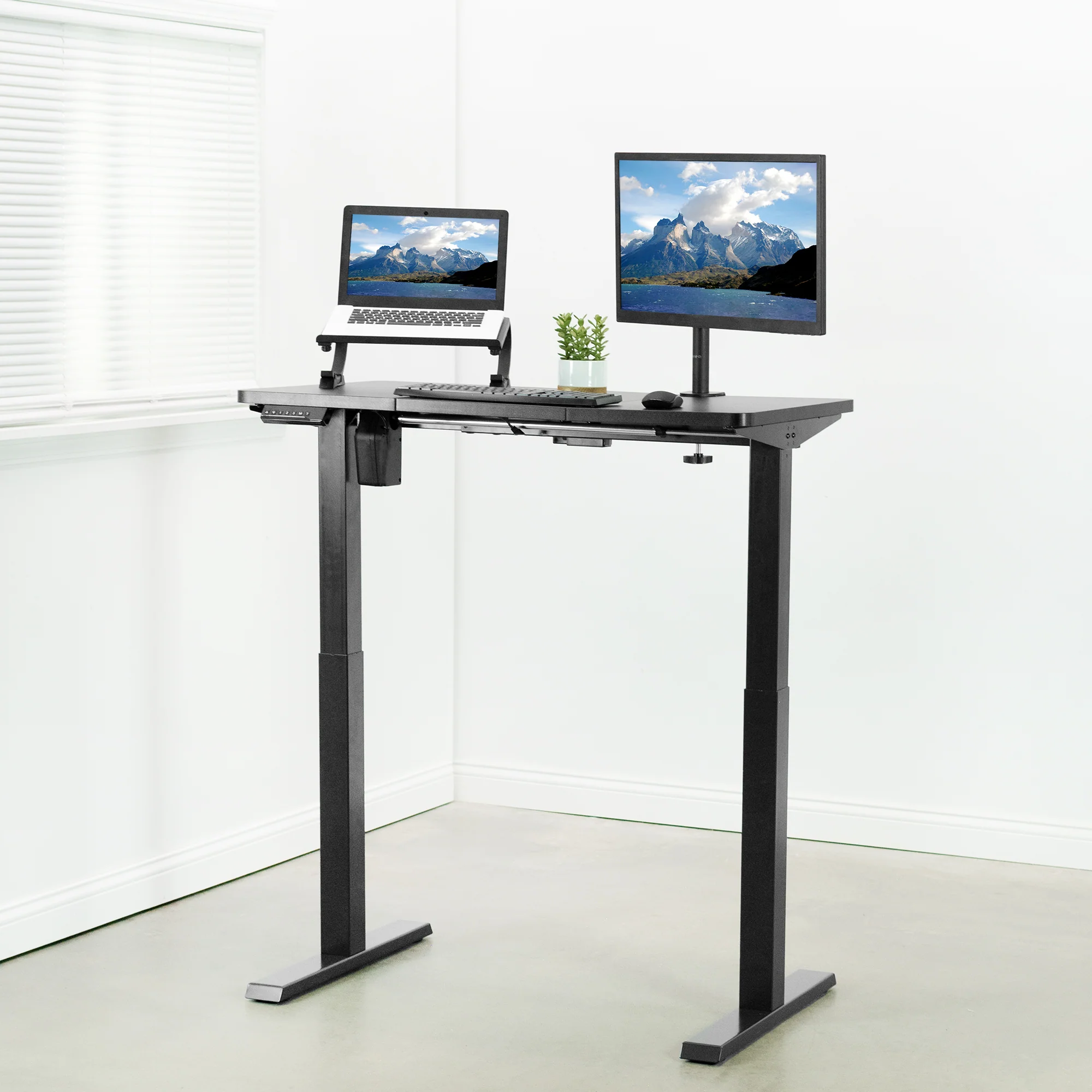 Electric Height-Adjustable Desk – Ergonomic Sit-Stand Workstation for Improved Comfort & Productivity