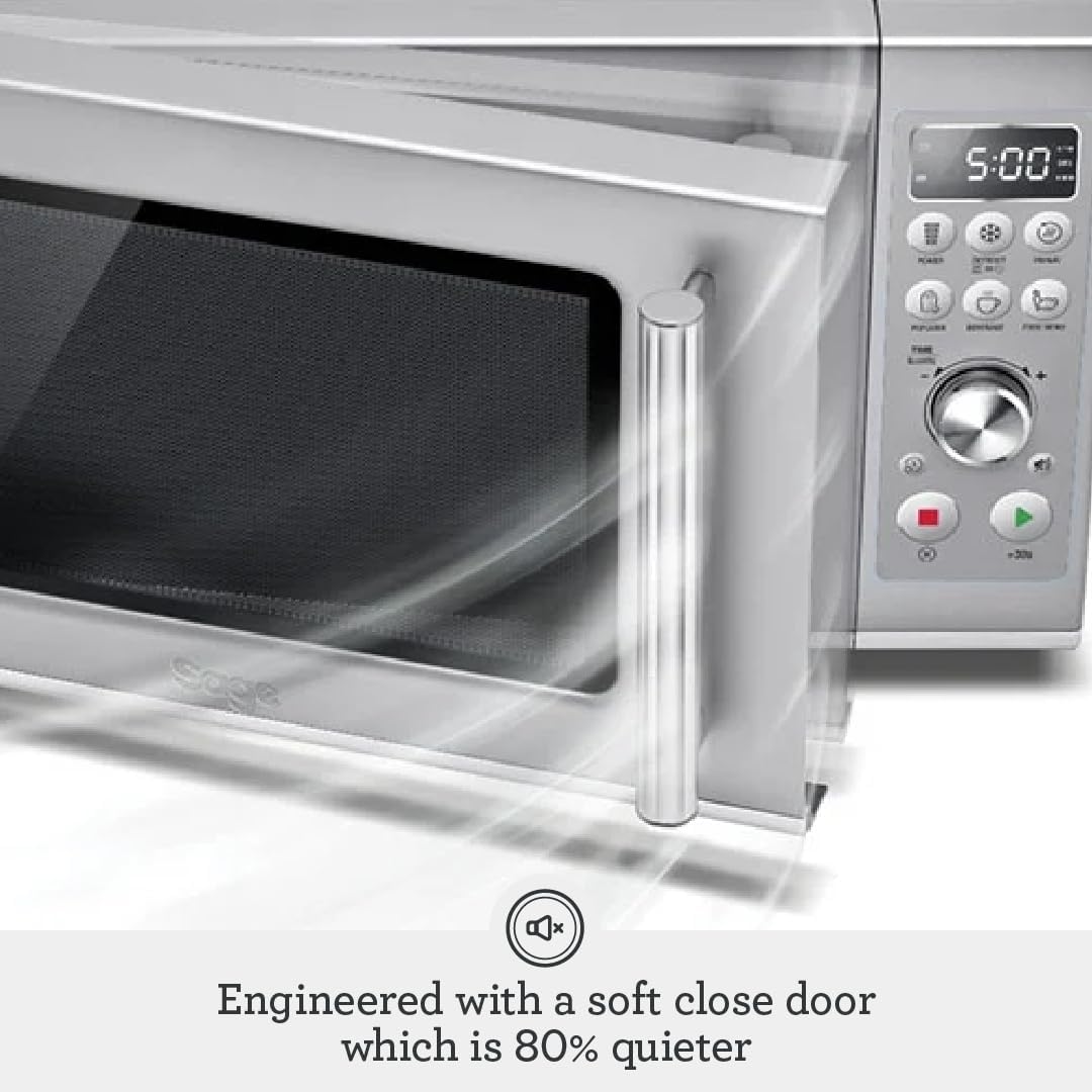 Compact Soft Close Microwave Oven
