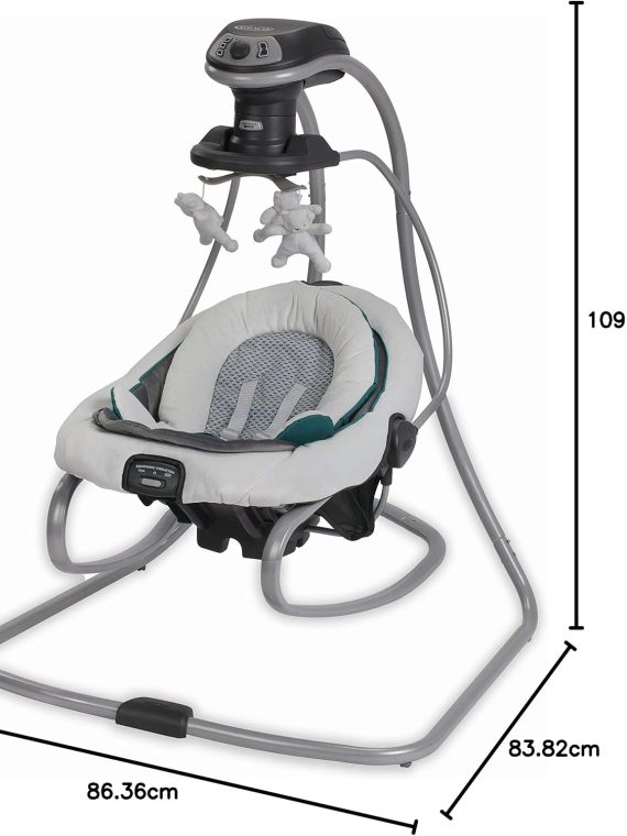 DuetSoothe Swing and Rocker – Sapphire