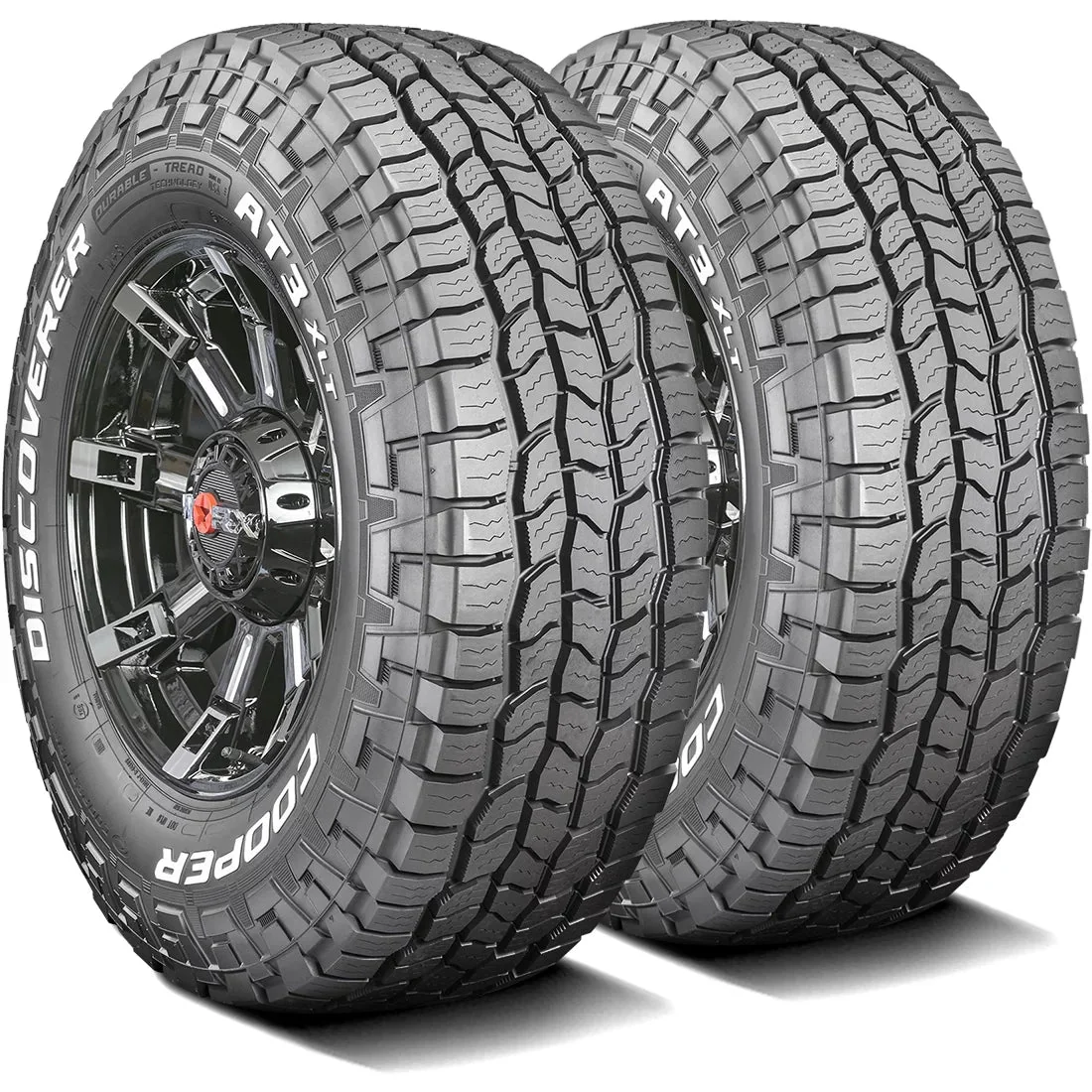 Discoverer AT3 XLT All Terrain Tires 285/75R16 10 Ply E – Fits Light Trucks & Hummer H3 Models