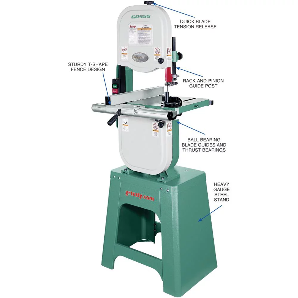Grizzly G0555 The Ultimate 14-Inch Bandsaw