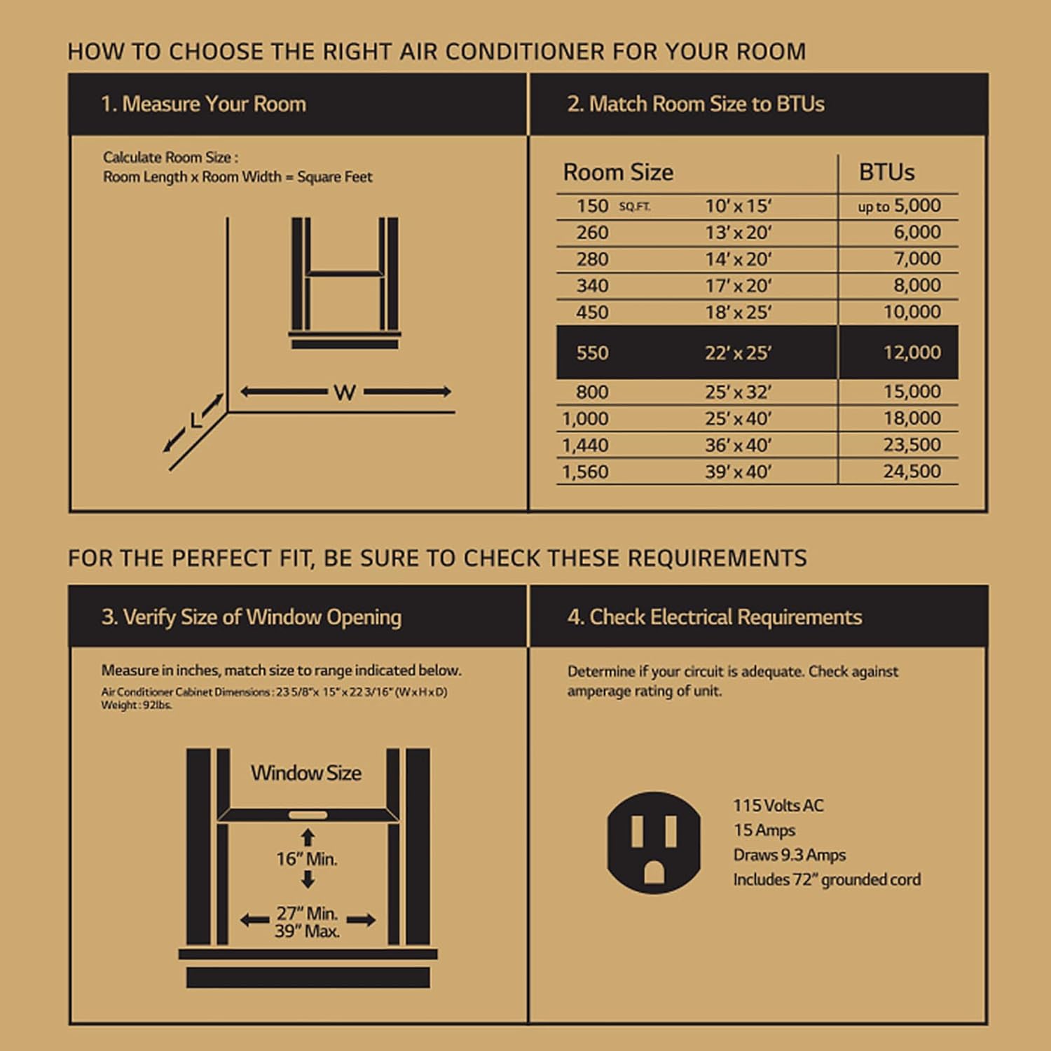 8,000 BTU Window Air Conditioner, Remote & Quiet