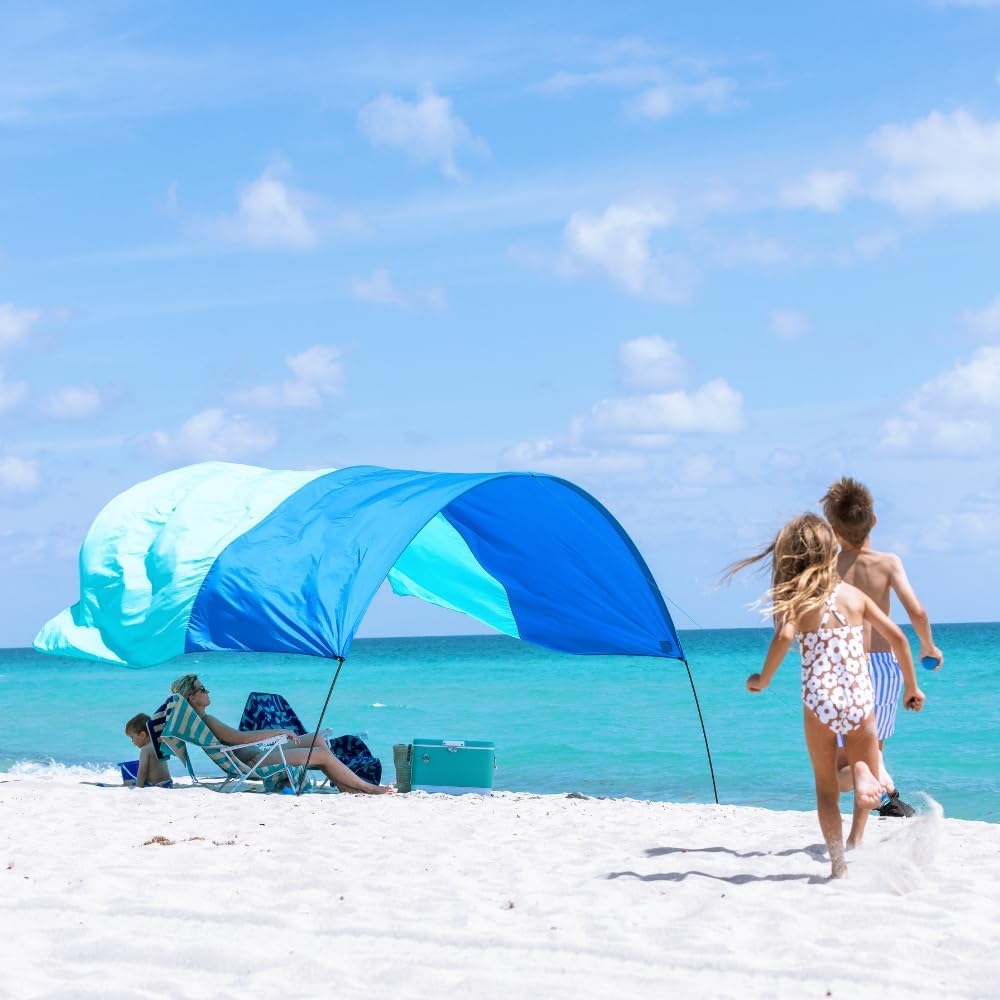 New Classic Wind-Powered Beach Shade for 8 People