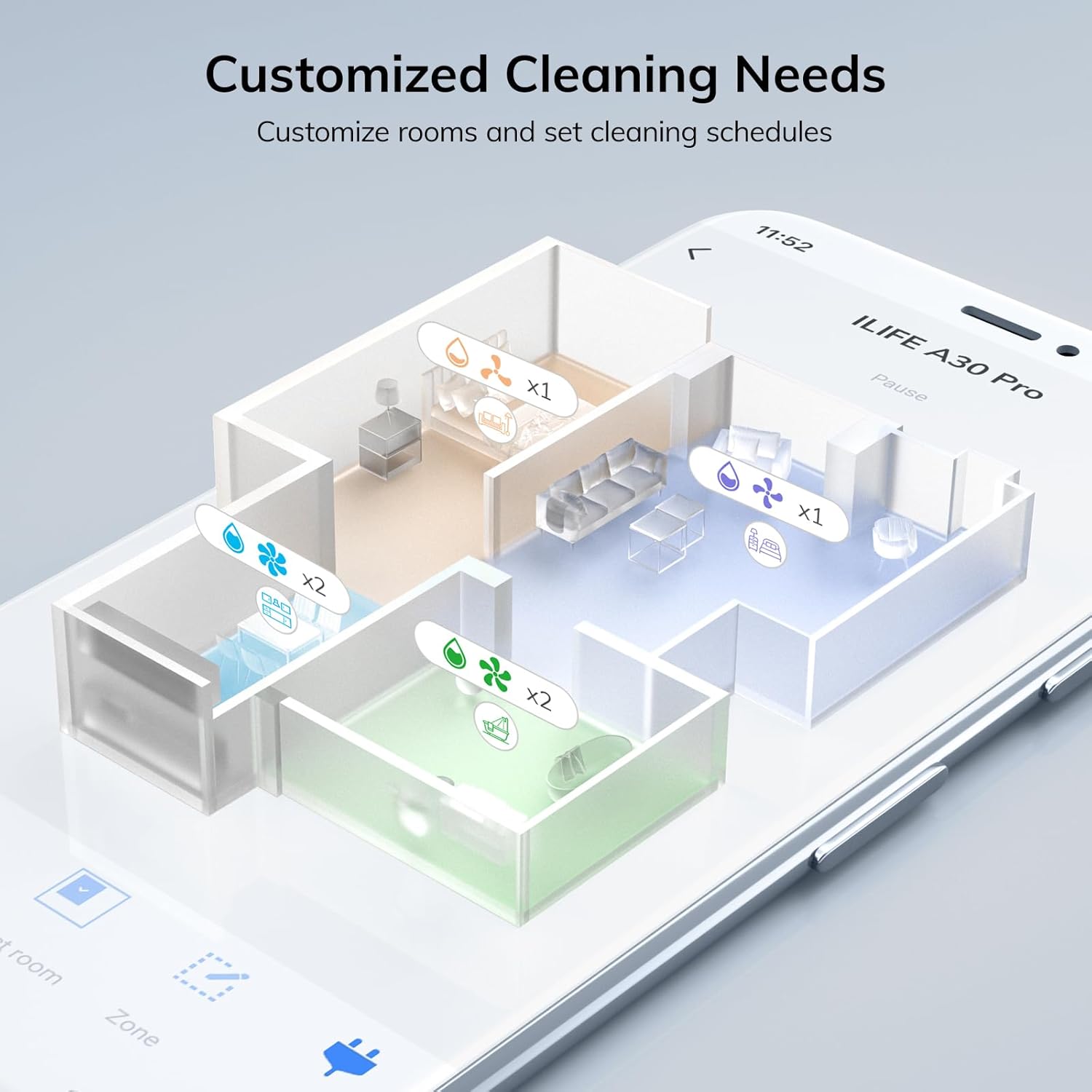 A30 Pro Robot Vacuum and Mop with Self-Emptying Station