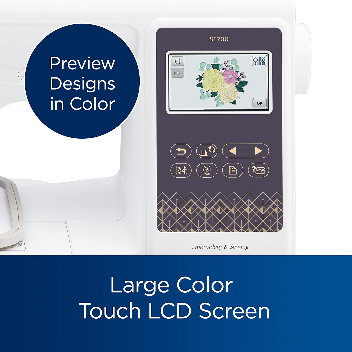 Se700 Sewing and Embroidery Machine - 135 Designs